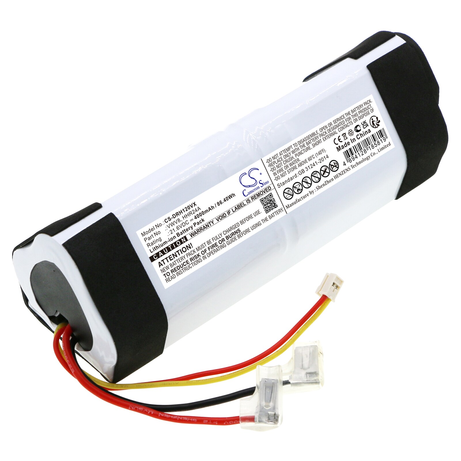 Batteri til støvsuger til Dreame H10, H11, H12 Max osv.