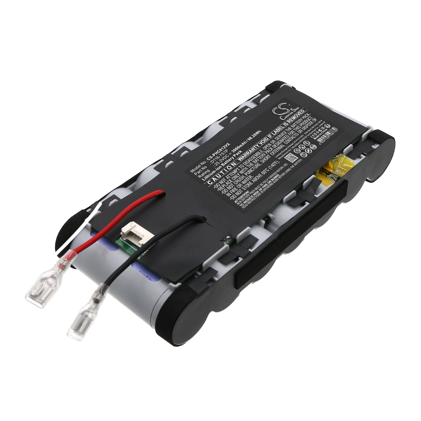 Batteri til støvsuger til Philips Aqua Plus 8000, XC8349/01, XC8349/01R1 og andre.