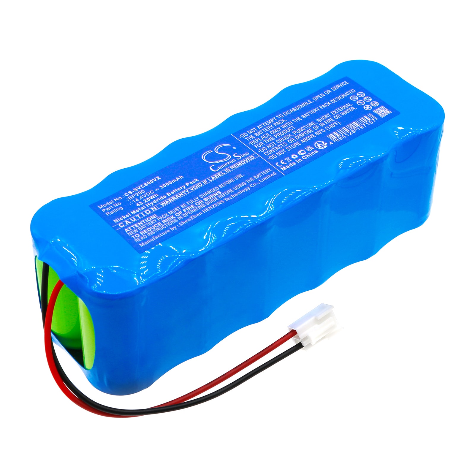 Batteri til støvsuger til Goddess CL290, CL390W, CL390B osv.