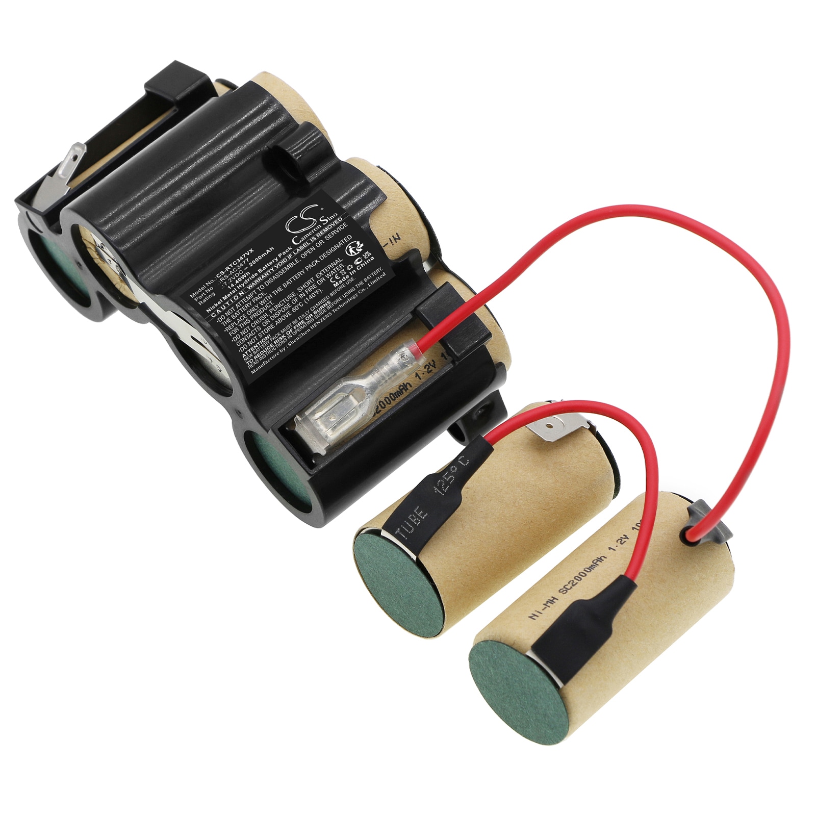 Batteri til støvsuger til Rowenta Minivac Extenso, AC47, AC4769 osv.