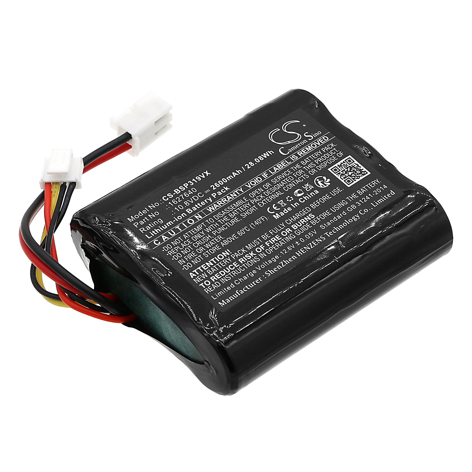 Batteri til støvsuger til Bissell PowerLifter Adapt IonVacuum P2922-10A, 3061+, 3190+ osv.
