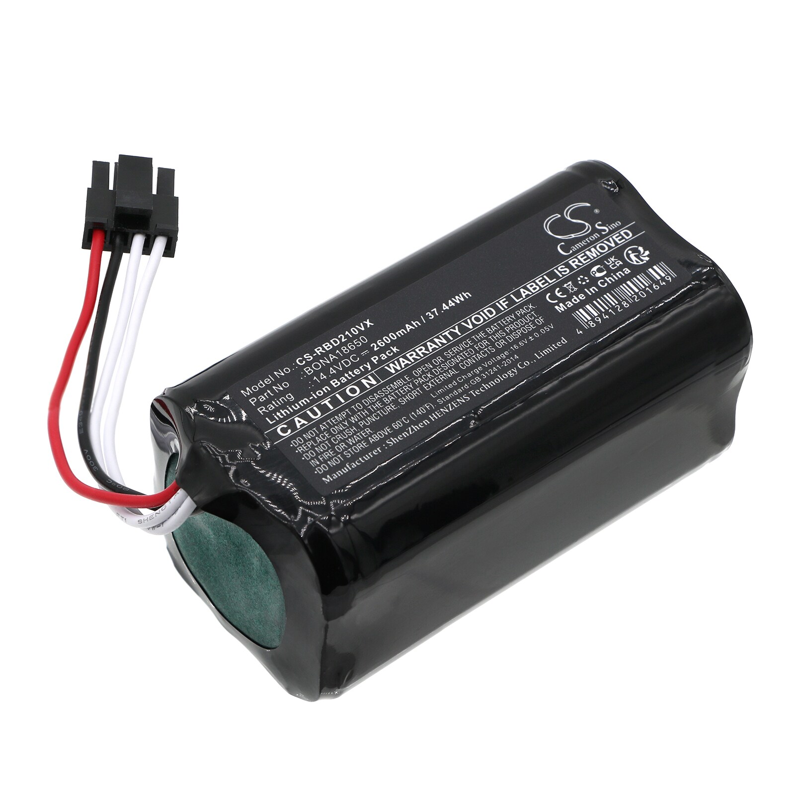 Batteri til støvsuger til RobZone Duoro Xcontrol 2, Duoro Xcontrol Generace 2.0 og andre.