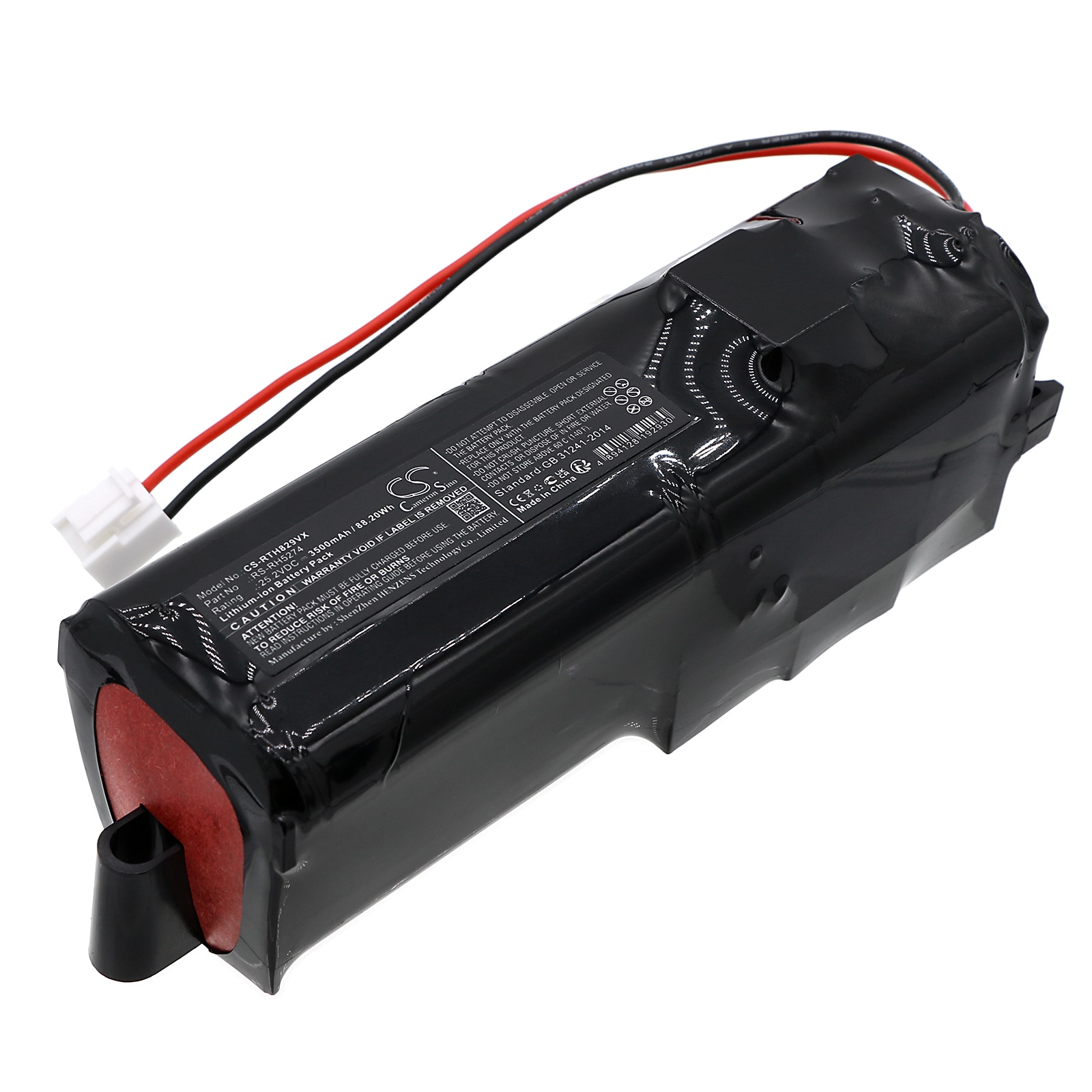 Batteri til støvsuger til Rowenta RH8827WO/2D0, RH8827WO/2D2, RH8828 og andre.