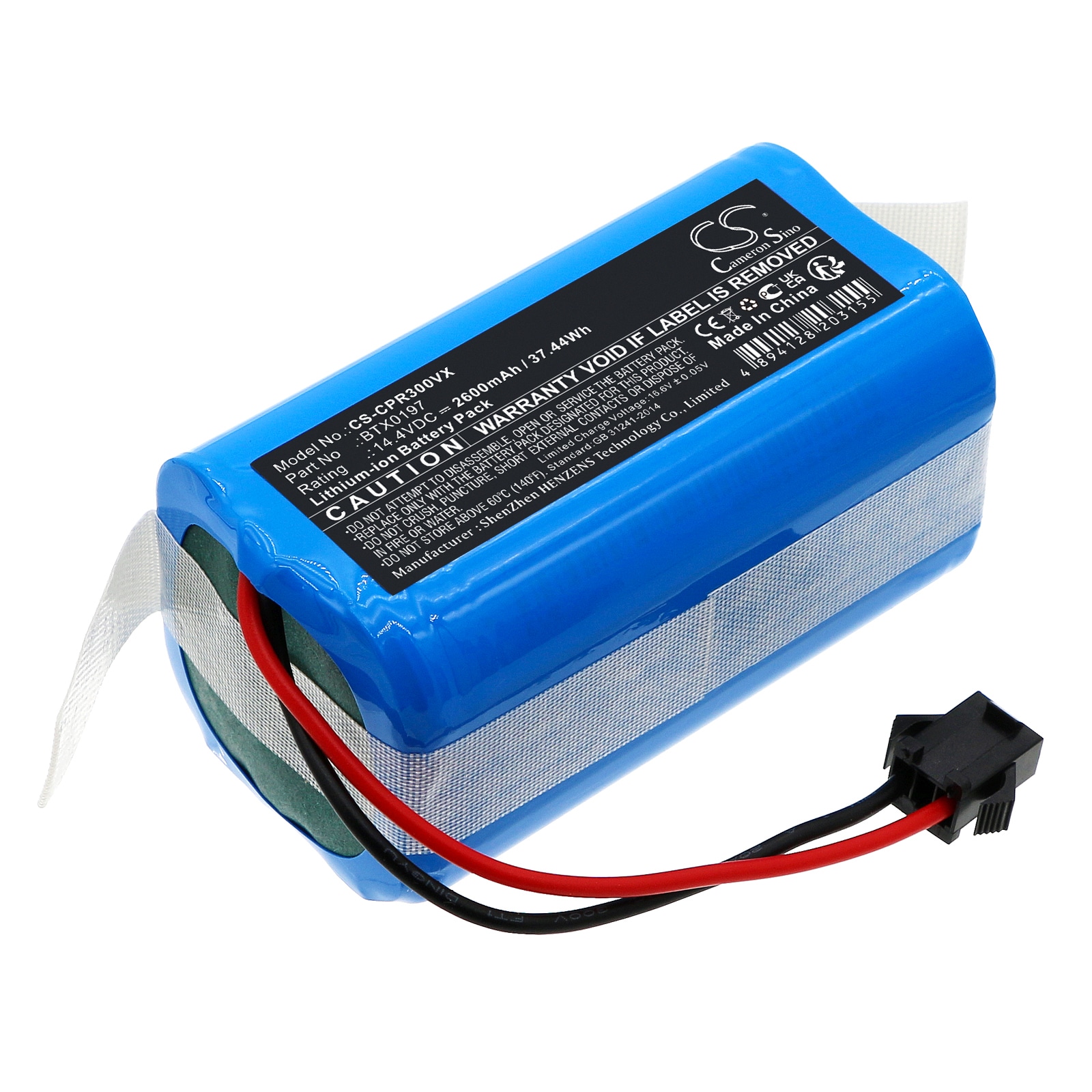 Batteri til støvsuger til Concept VR3000, VR3110, VR3100 osv.