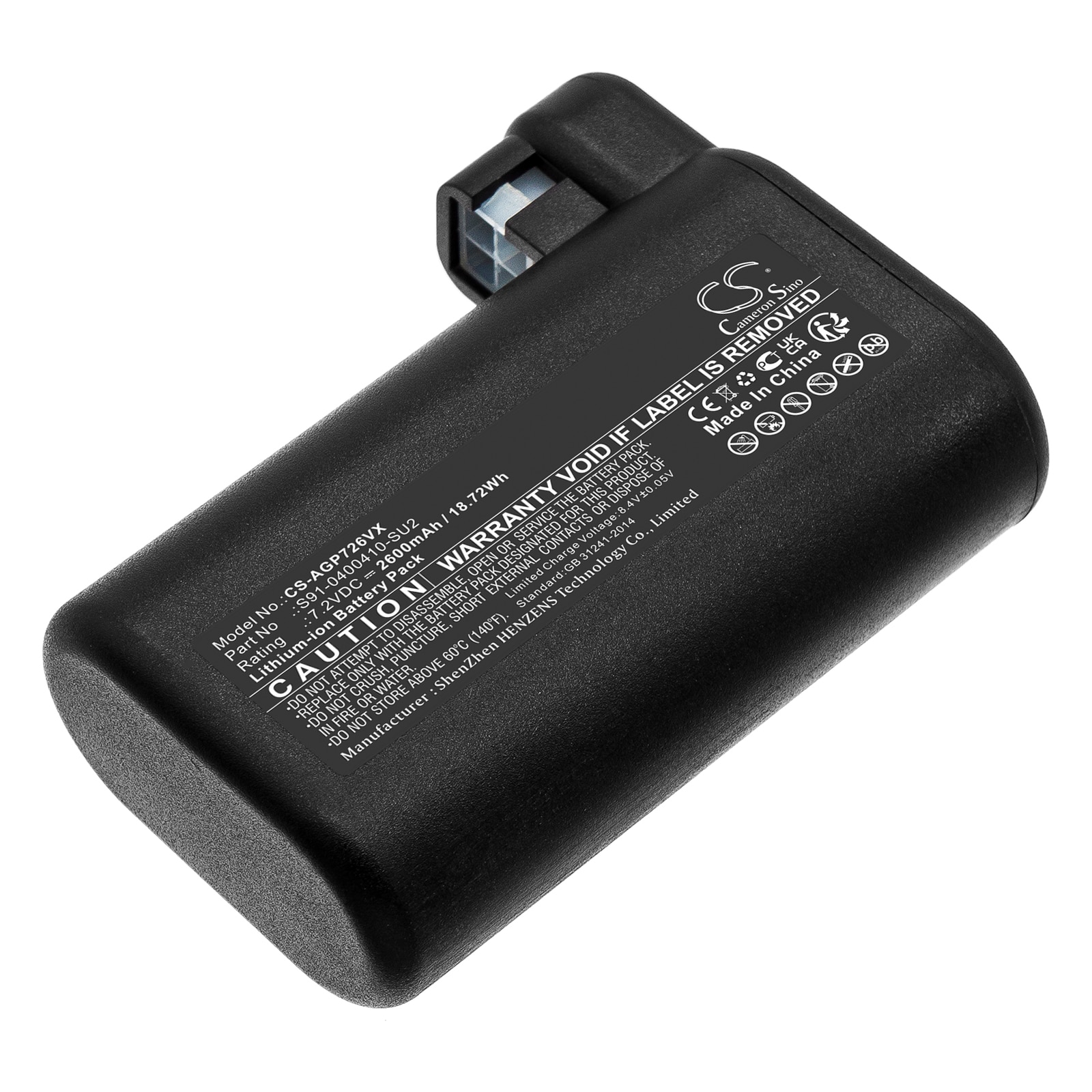 Batteri til støvsuger til AEG Saugroboter RX9-1-SGM, RX9, Electrolux Osiris