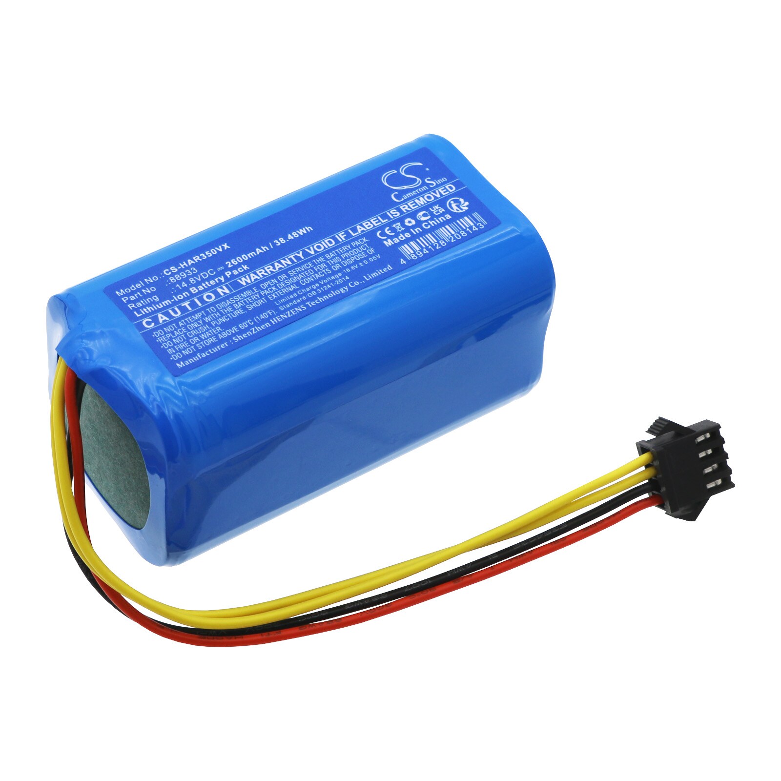 Batteri til støvsuger til Haier T350G, T320, R320 osv.