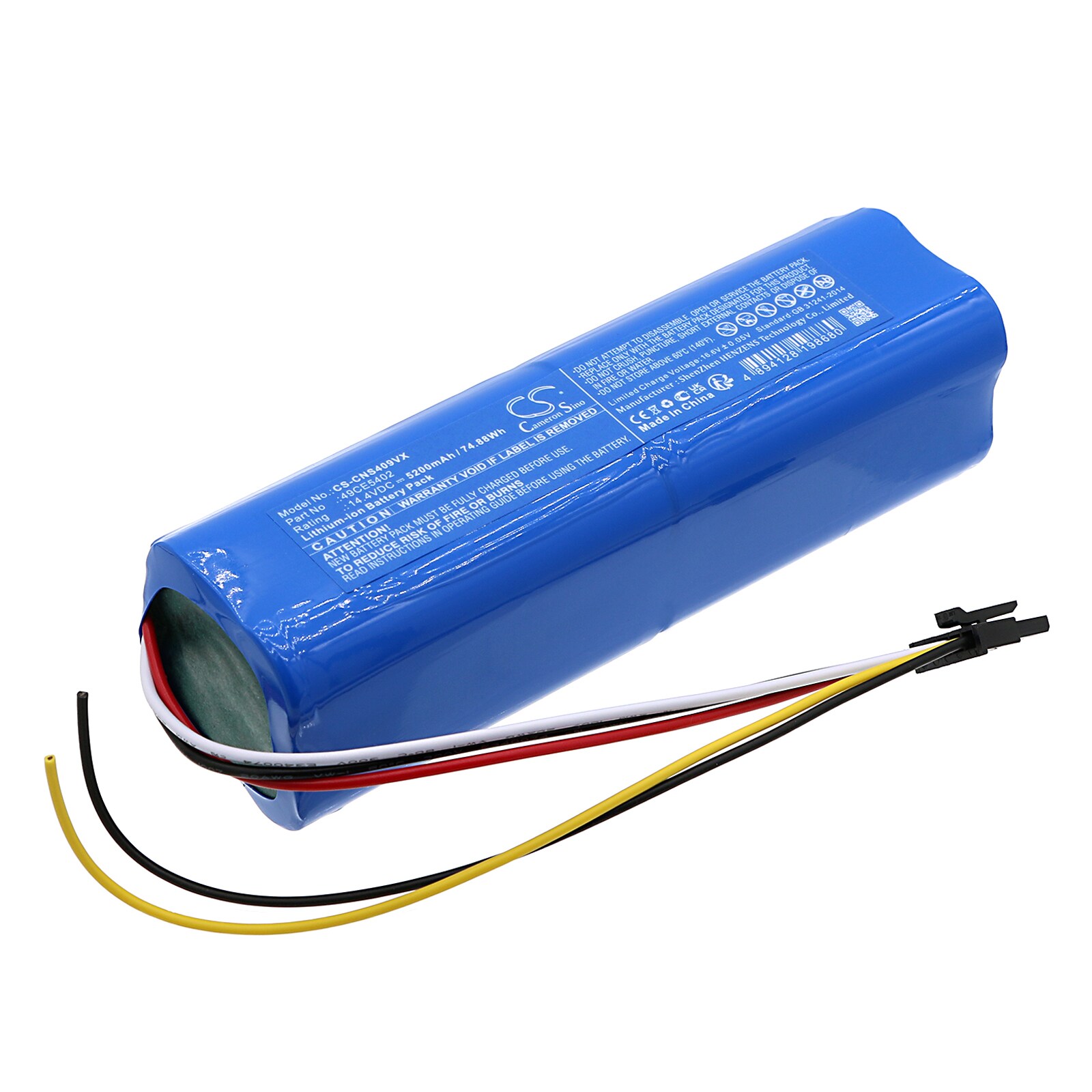 Batteri til støvsuger til CECOTEC Conga 4090, Conga 4490, Conga 4690 osv.
