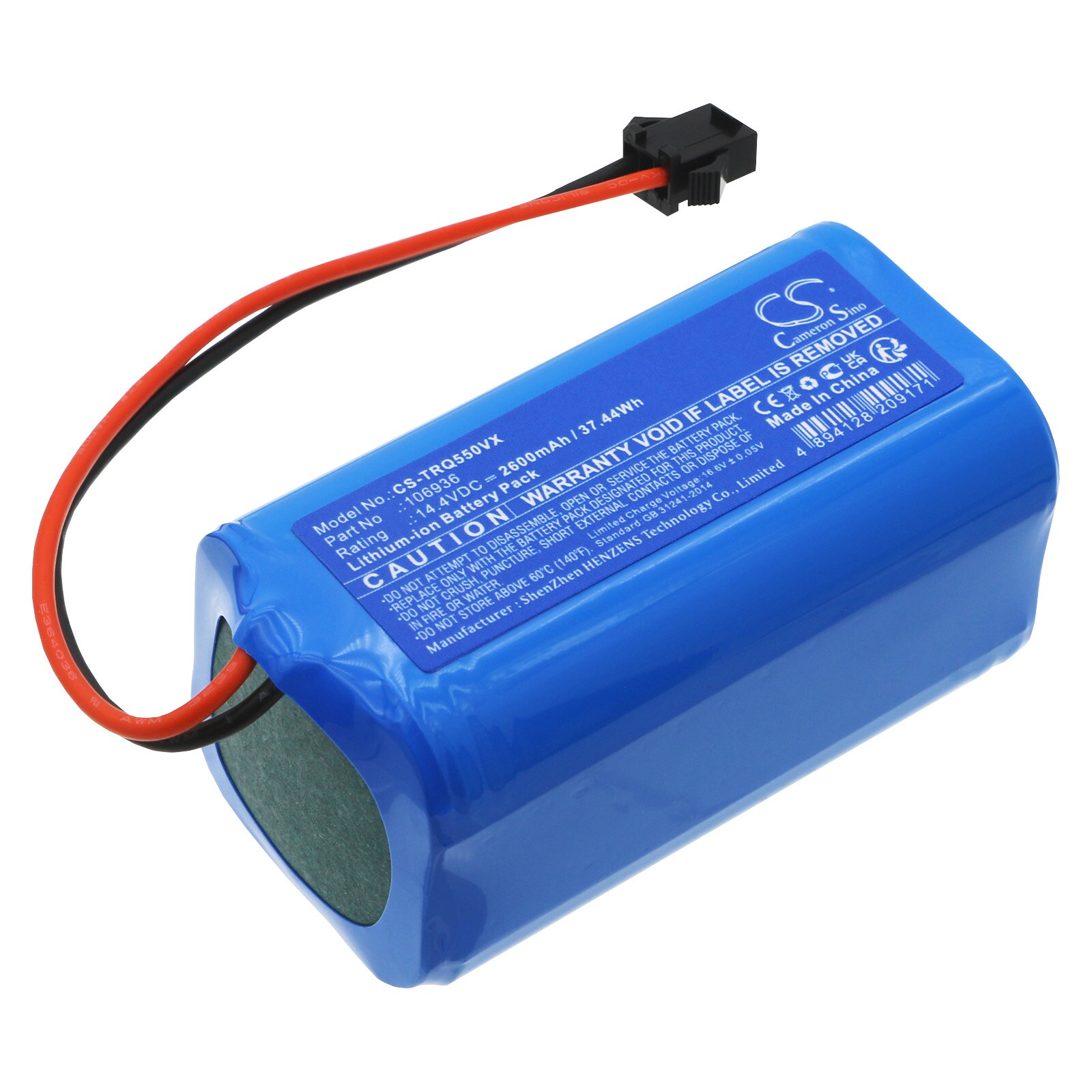 Batteri til vakuum til Salente L6, G4