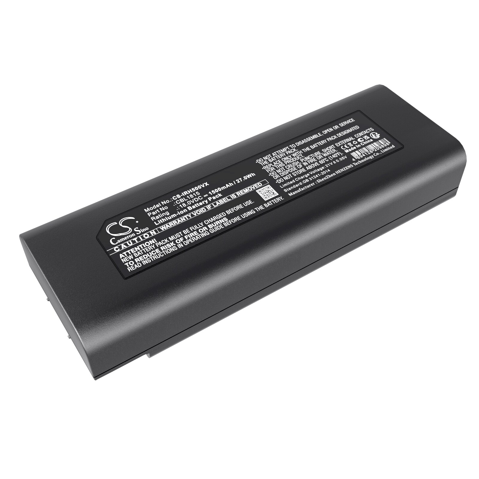 Batteri til vakuum til Iris Ohyama KIC-SLDCP5, IC-SLDCP12, IC-SLDCP5