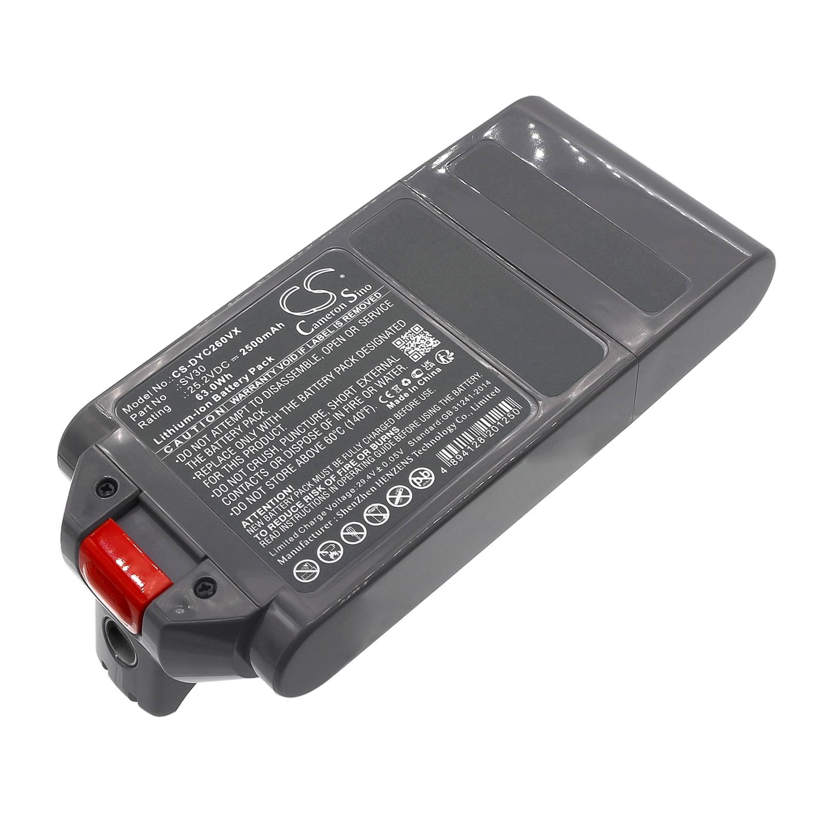 Batteri til støvsuger til Dyson V12 SV20, SV26, SV30 osv.