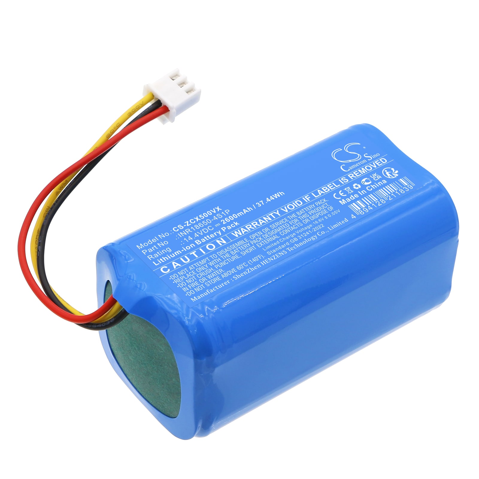 Batteri til støvsuger til EZIclean Aqua connect S200, Aqua connect S250 osv.