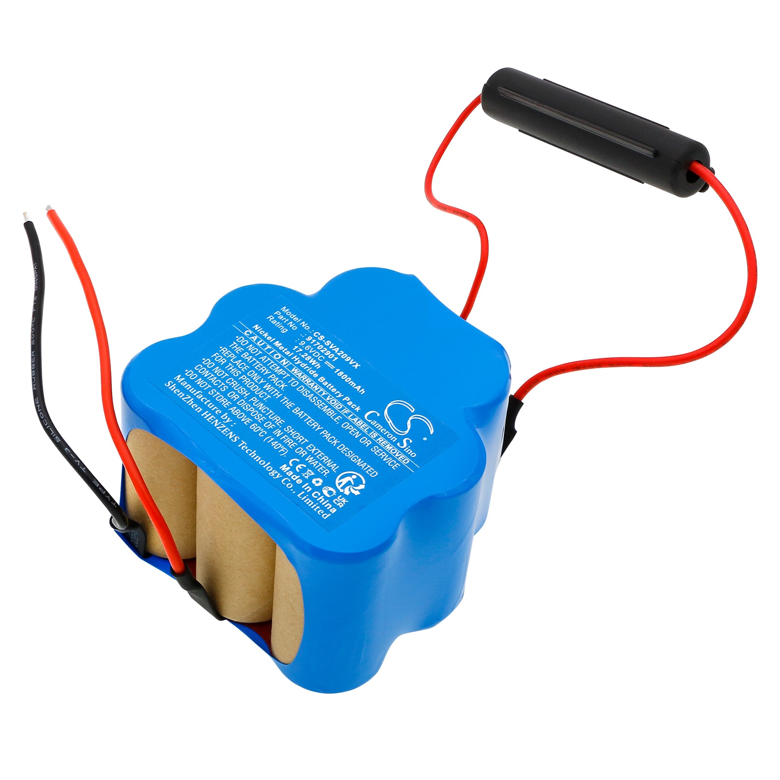 Batteri til vakuum til Siemens VK40B01/03, VXAS020V09