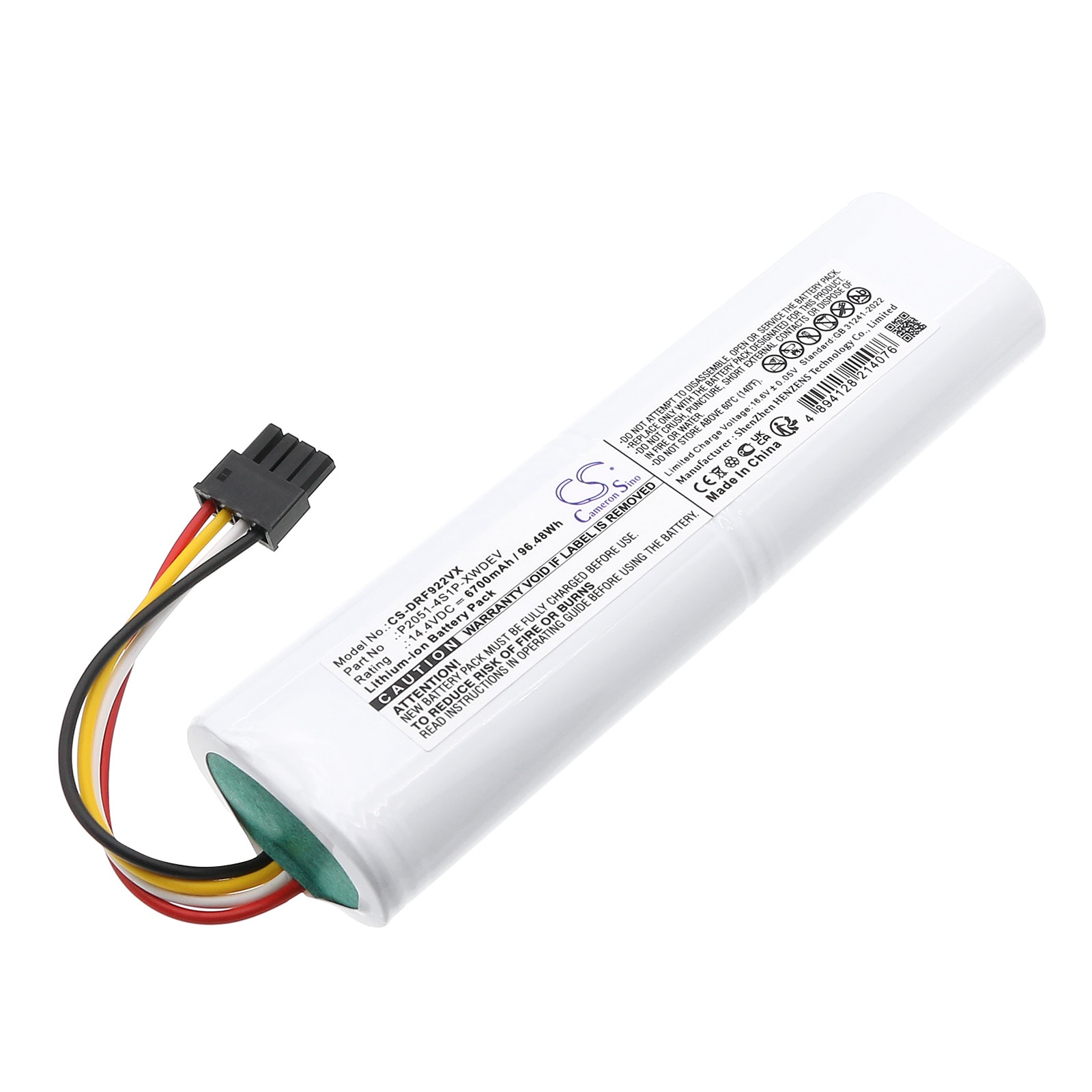Batteri til støvsuger til Dreame D9 Plus, F9 Pro, RLD11GD osv.