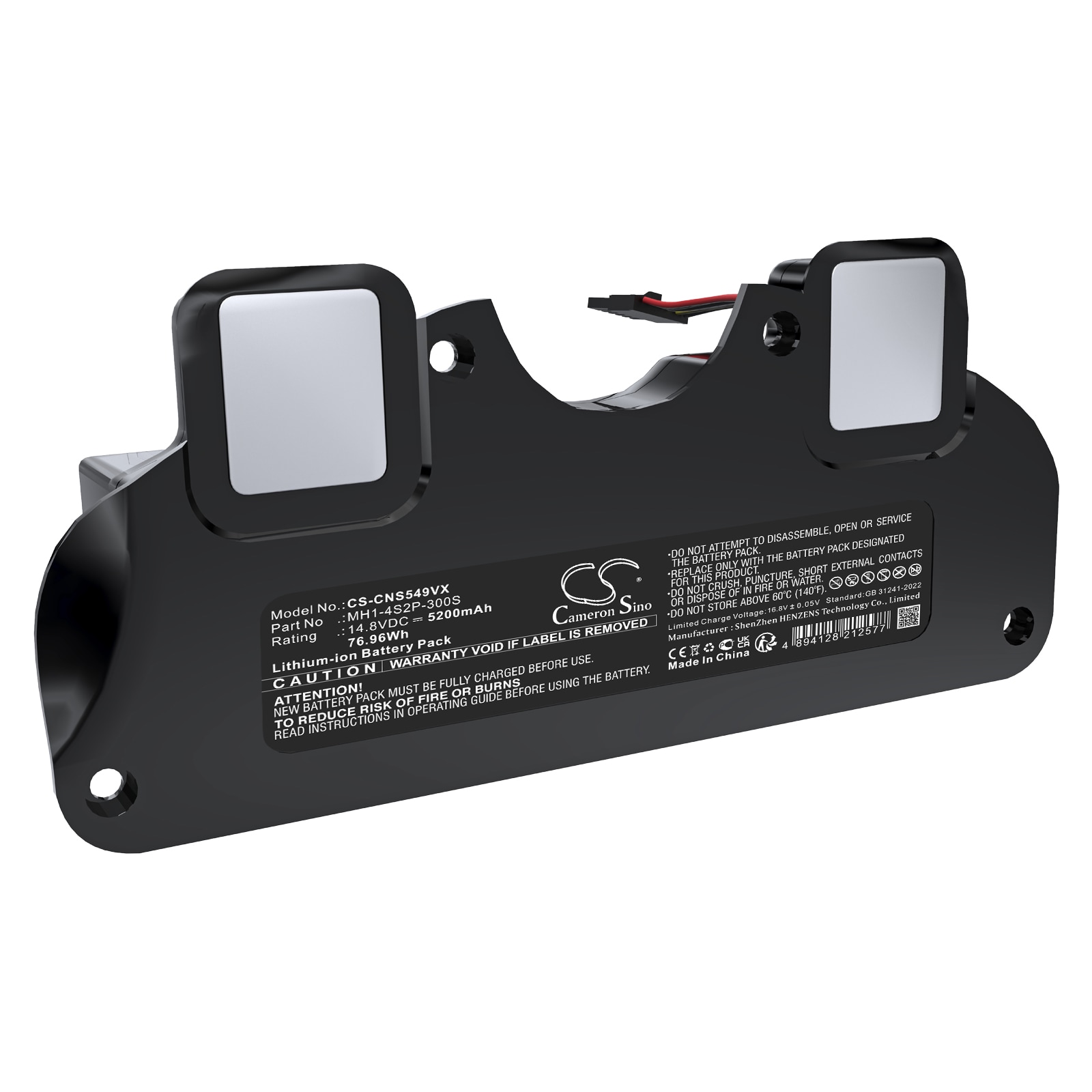 Batteri til støvsuger til CECOTEC Conga 5090, Conga 5490, Conga 6090 osv.