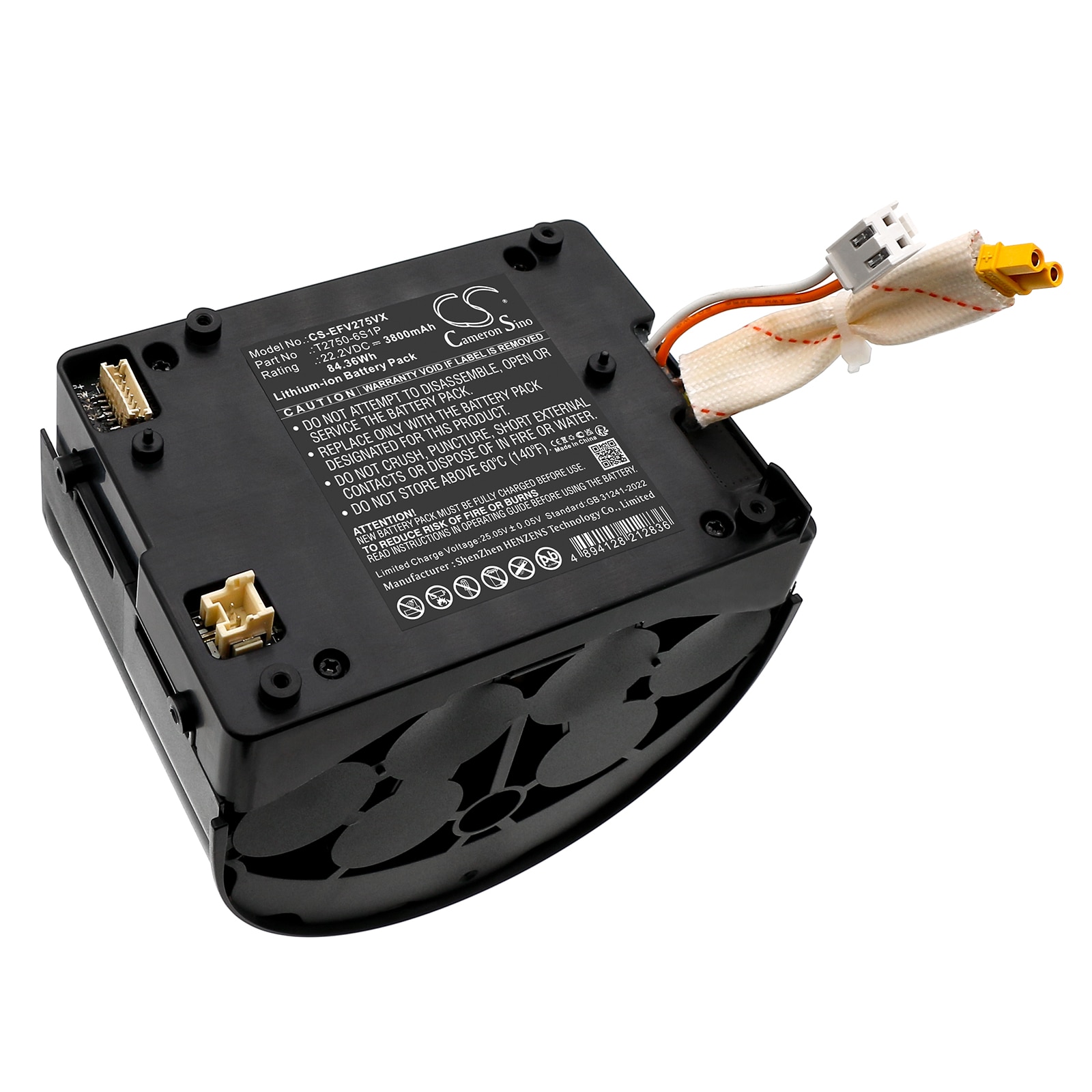 Batteri til støvsuger til Eufy Mach V1 T2750 Wet & Dry, T2750G11