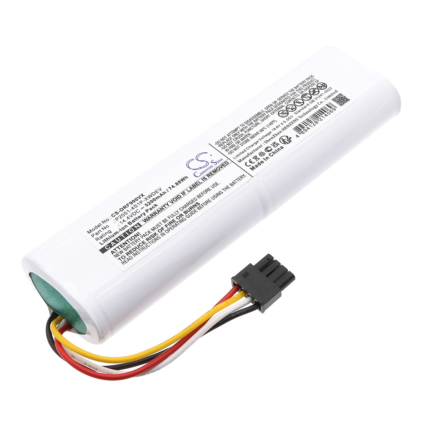 Batteri til støvsuger til Dreame D9 Plus, F9 Pro, RLD11GD osv.