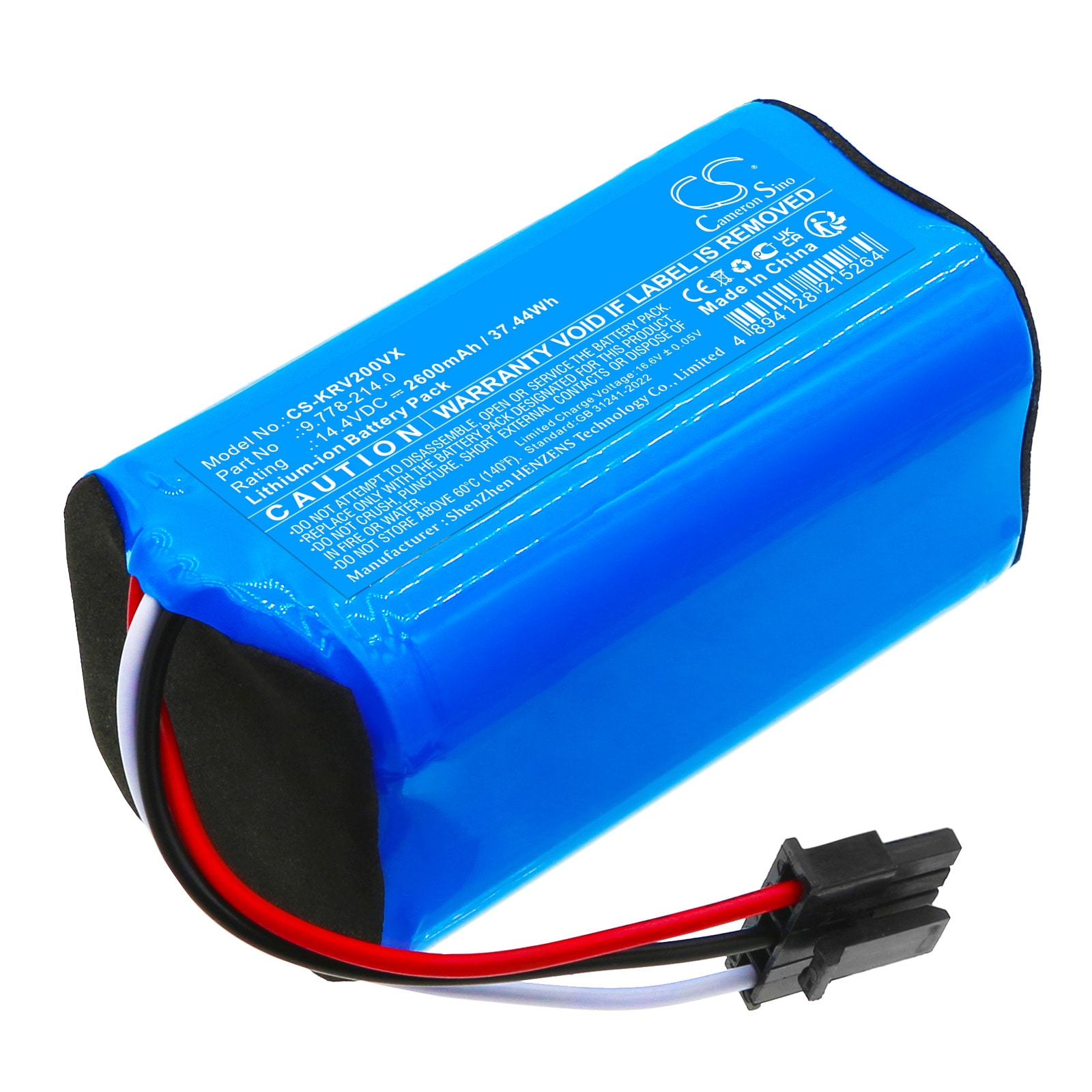 Batteri til vakuum til KARCHER RCV 2, RCV 3