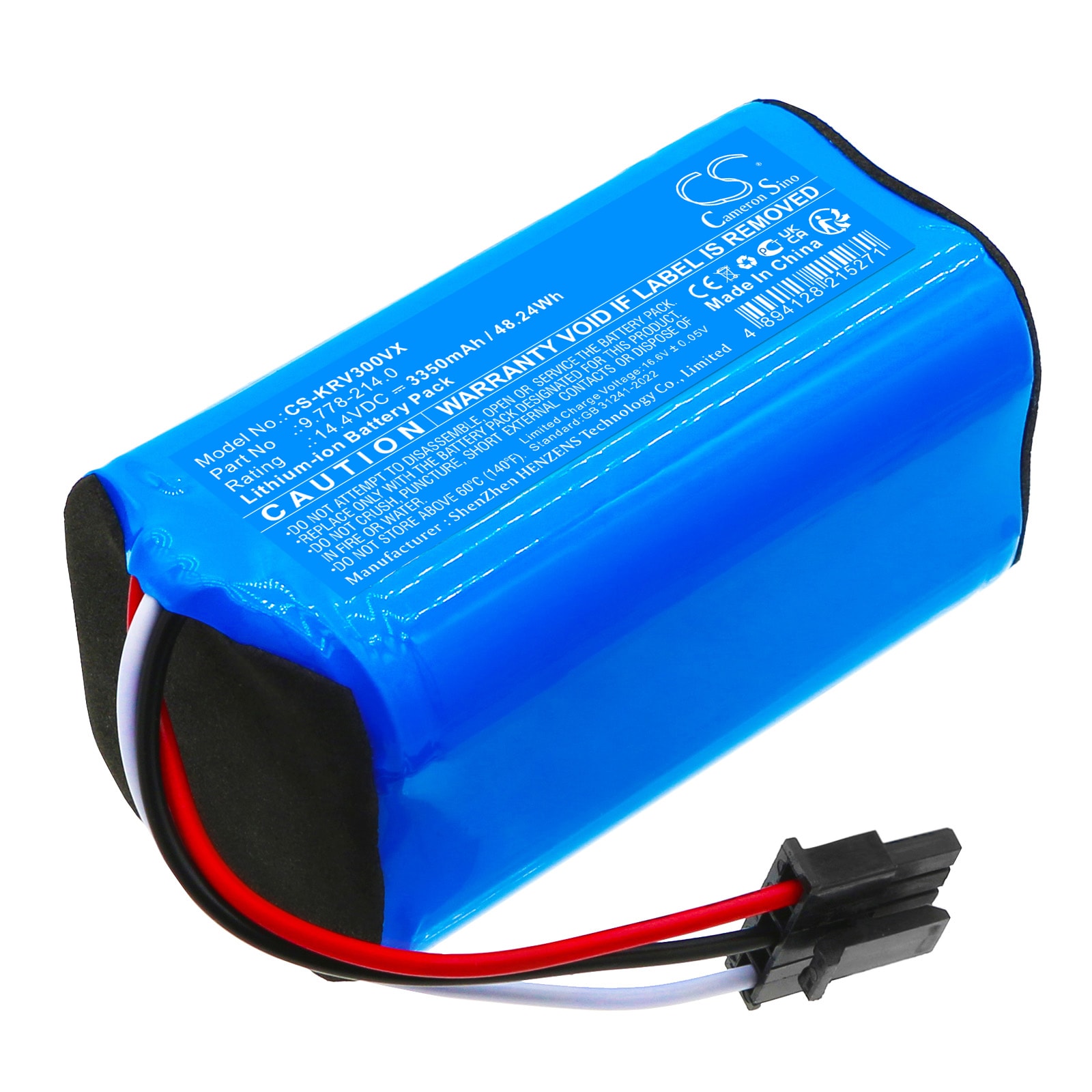 Batteri til vakuum til KARCHER RCV 2, RCV 3
