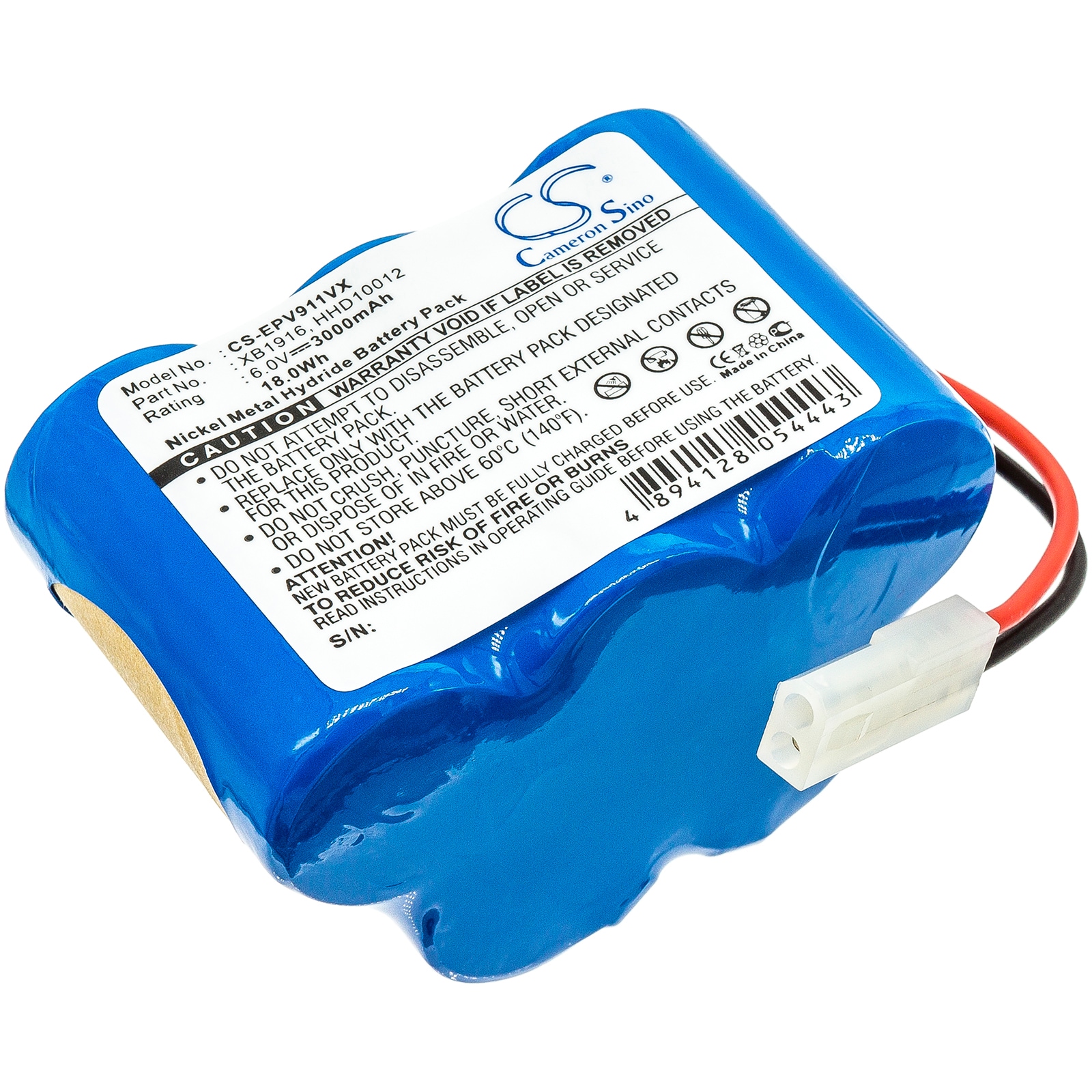 Batteri til støvsuger til Euro Pro Shark V1911, 2-trins batteridrevet fejemaskine, Shark V1911N osv.