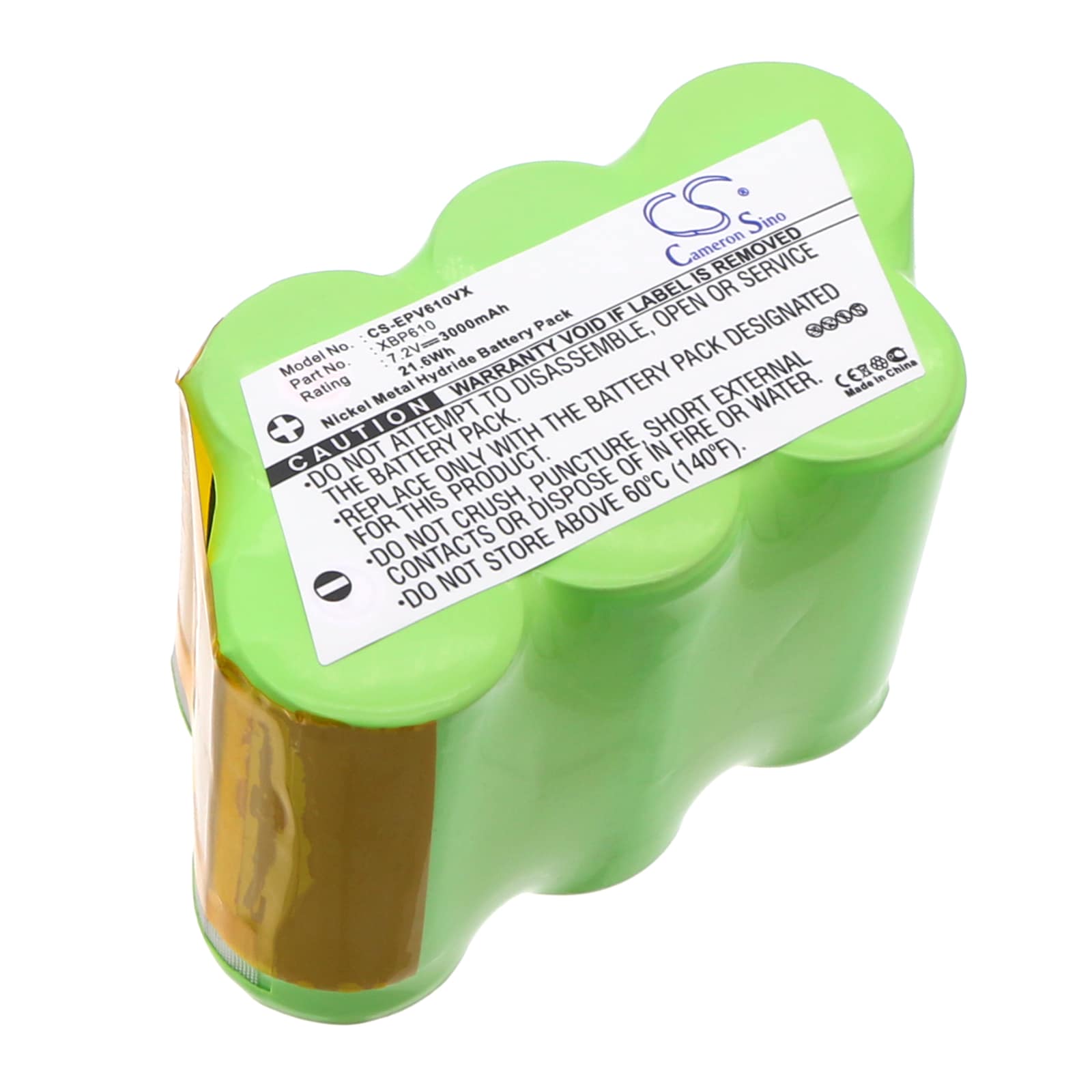 Batteri til støvsuger til Euro Pro Shark UV610, Shark UV610BL, Shark UV610C osv.