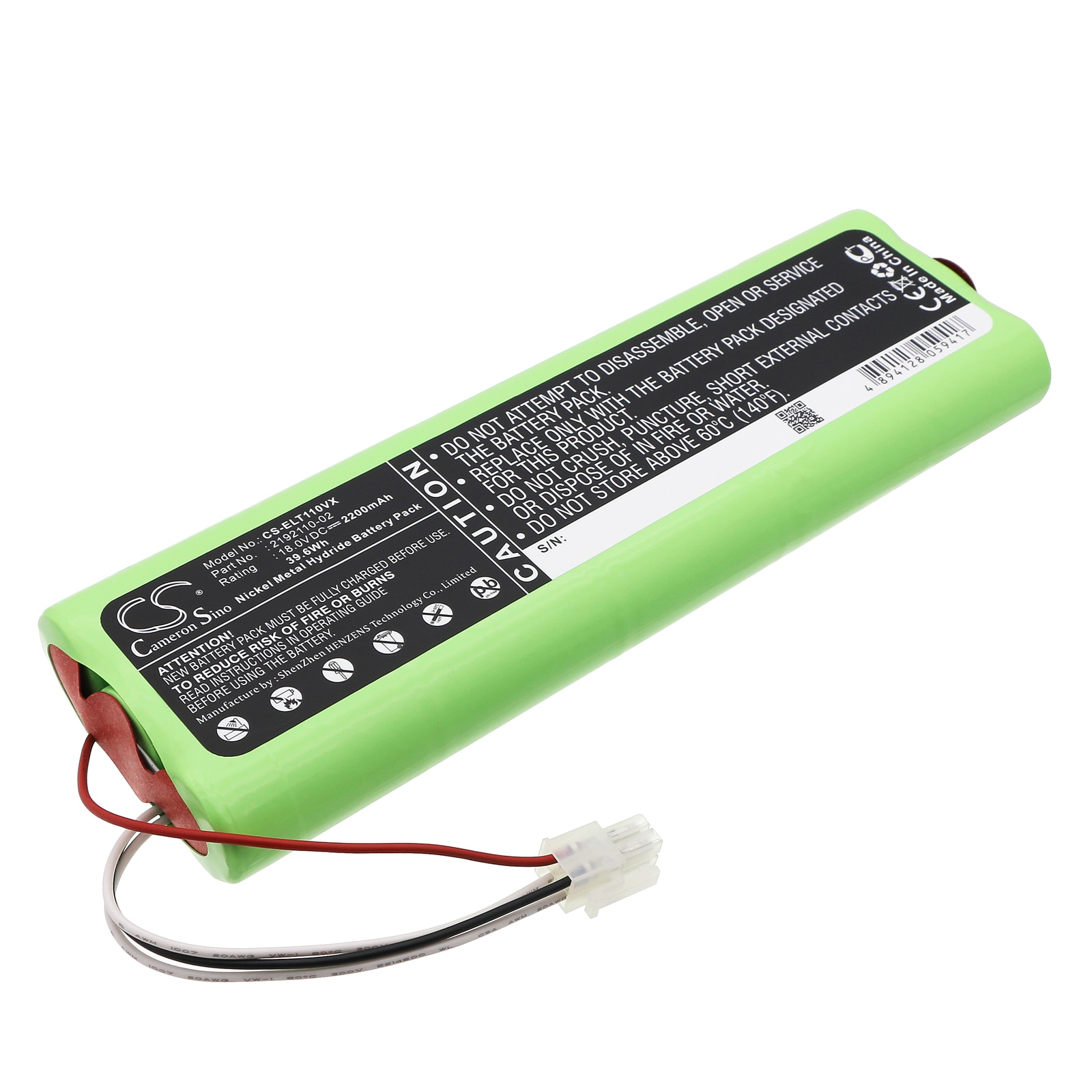 Batteri til støvsuger til Electrolux Trilobite, Trilobite ZA1, Trilobite ZA2