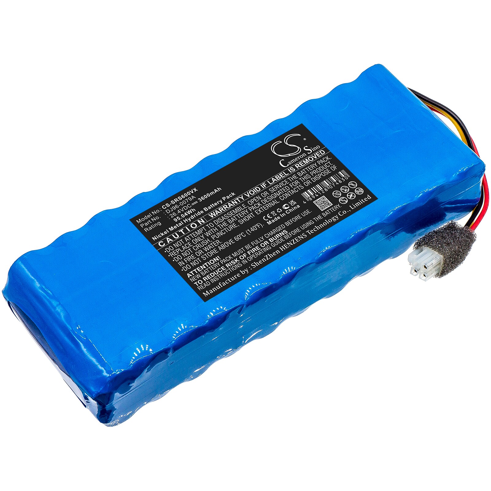 Batteri til støvsuger til Samsung VC-RS60, VC-RS60H, VC-RS62