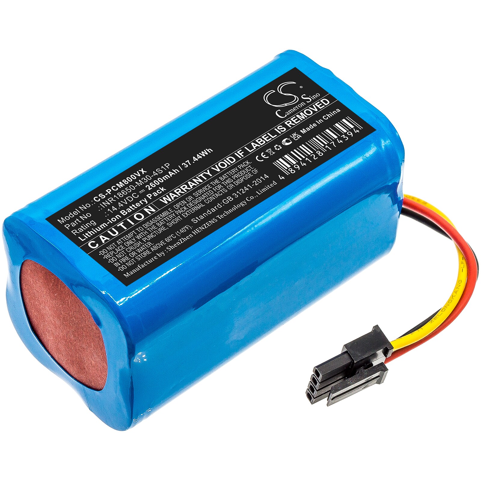 Batteri til støvsuger til Proscenic M8, Floobot X1, Floobot X1s osv.