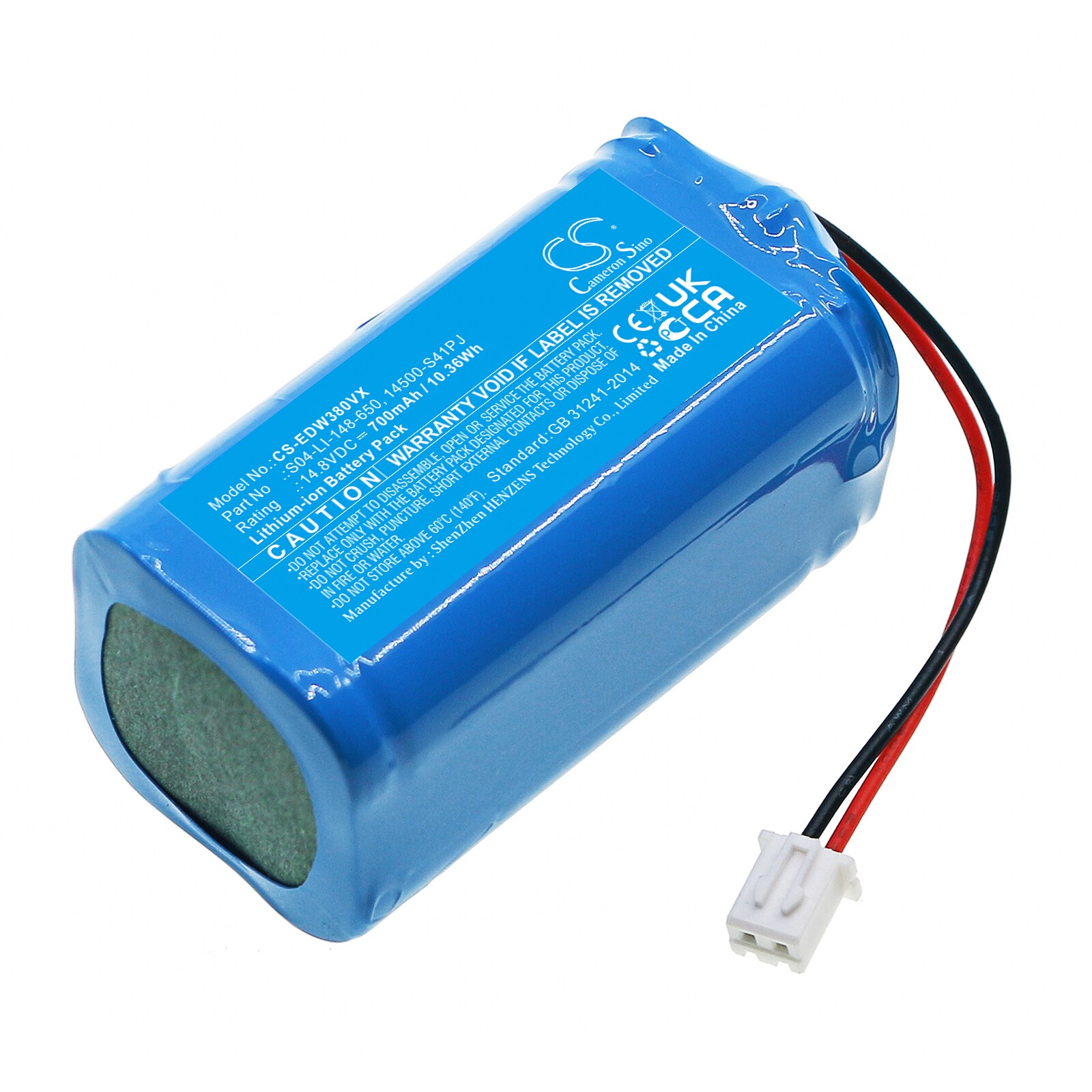 Batteri til støvsuger til Ecovacs Winbot W830, Winbot W850, Winbot W930 osv.