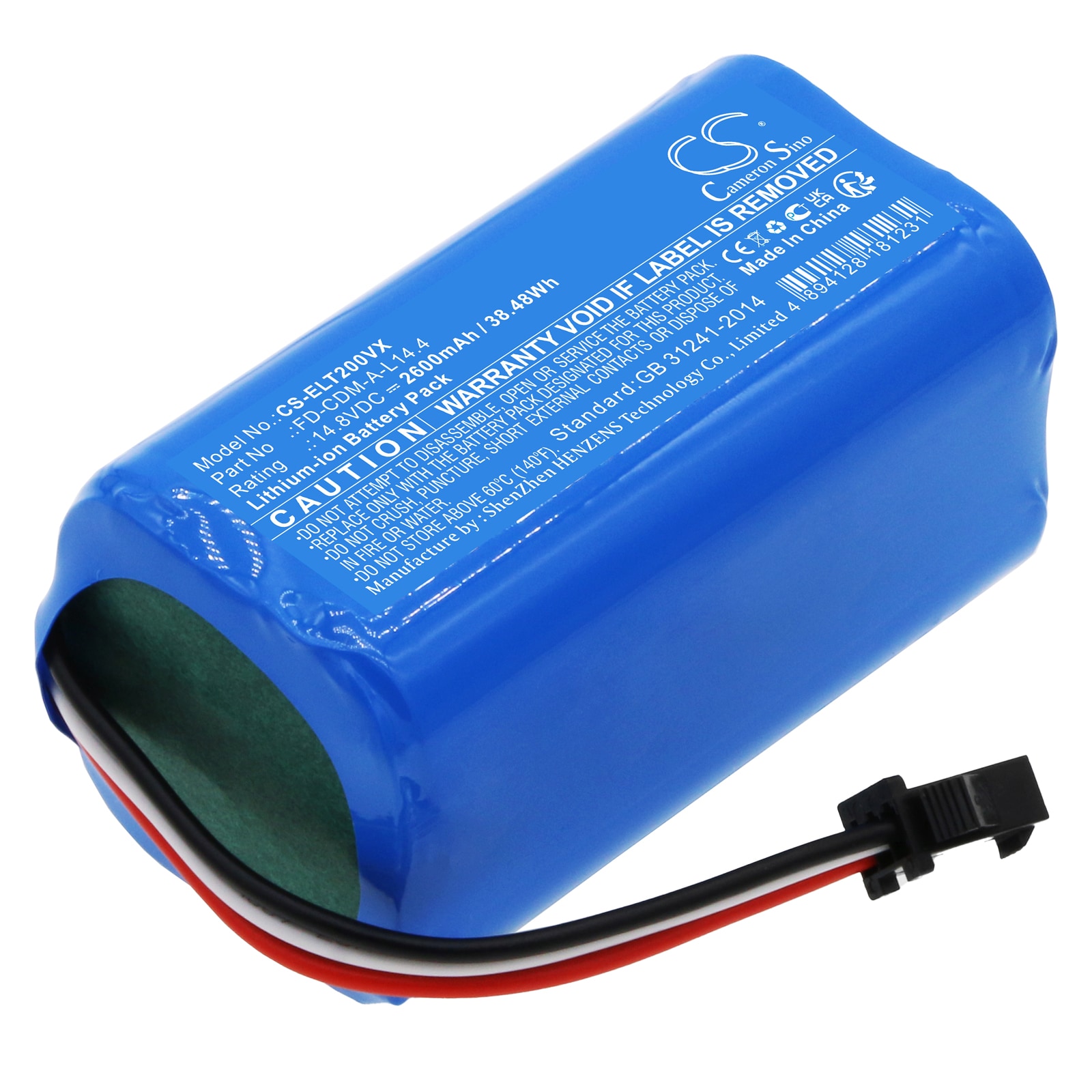 Batteri til vakuum til Dymosen C1, D1