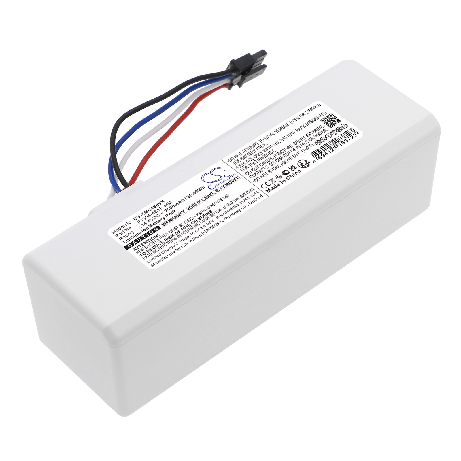 Batteri til støvsuger til Xiaomi Roborock 1C, SKV4093GL, XM2000021 og andre.