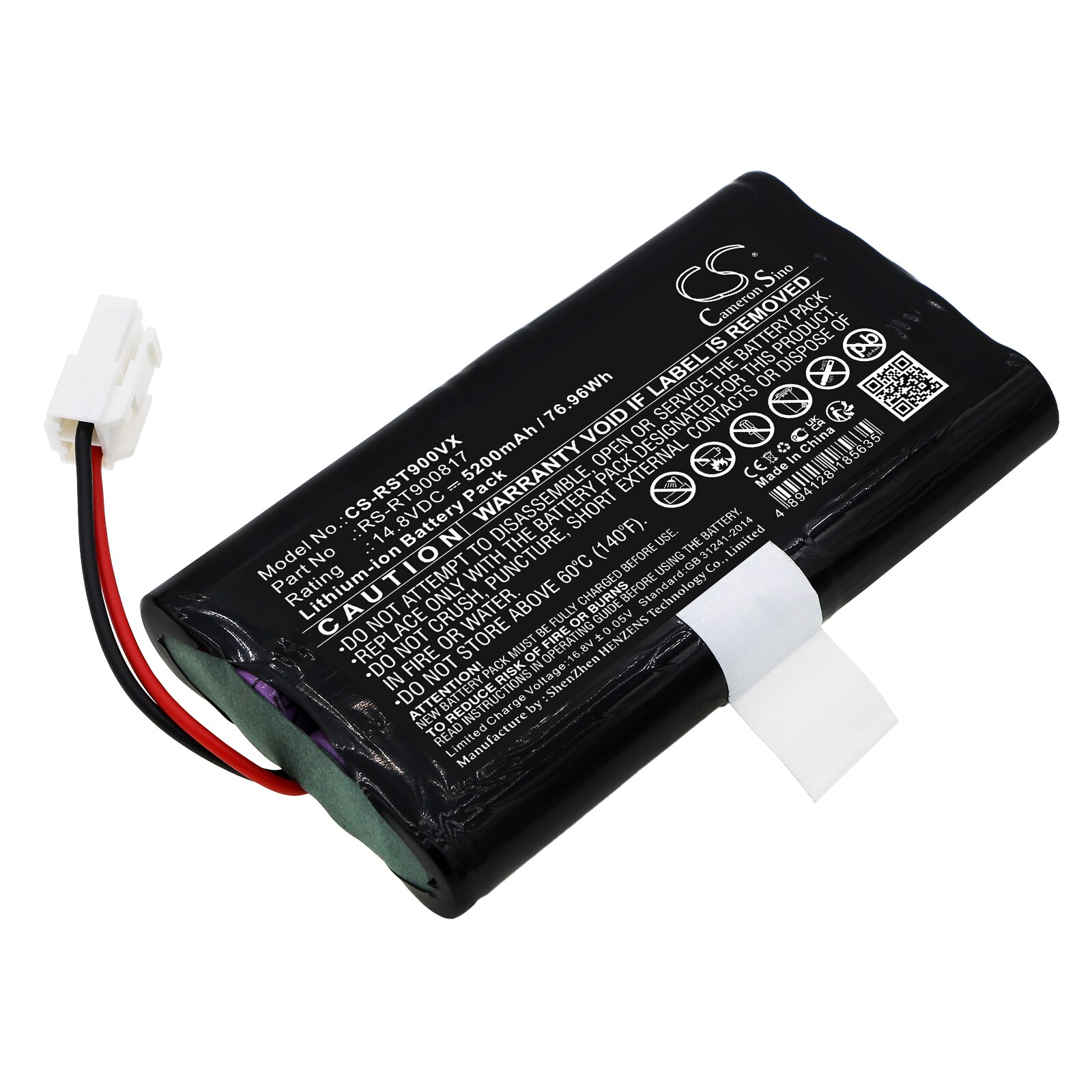 Batteri til støvsuger til Rowenta Smart Force Cyclonic RR8021 og andre.