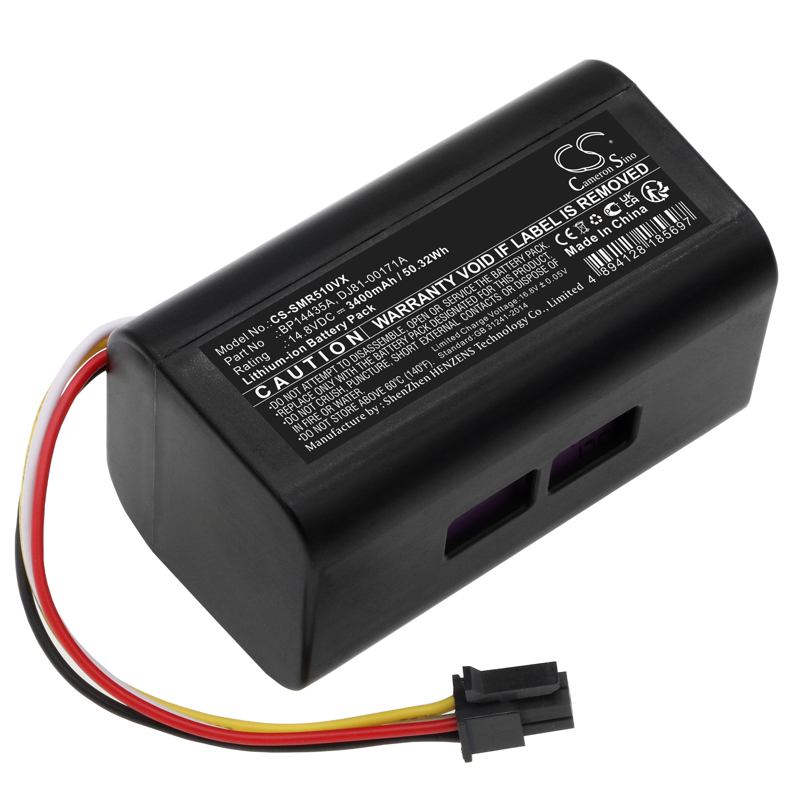 Batteri til støvsuger til Midea i5, i5 Young, i5 Extra osv.