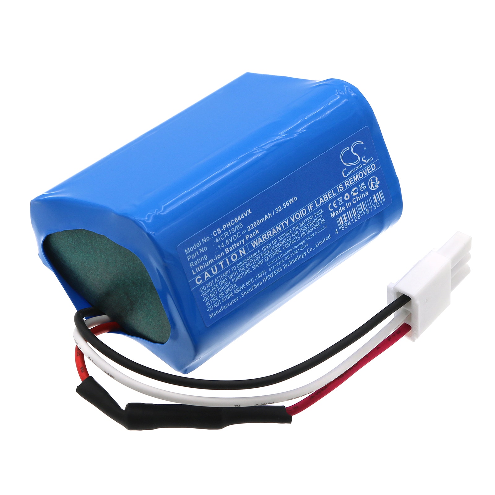 Batteri til støvsuger til Philips PowerPro Aqua FC6400, FC6400/01, FC6401/01 og andre.