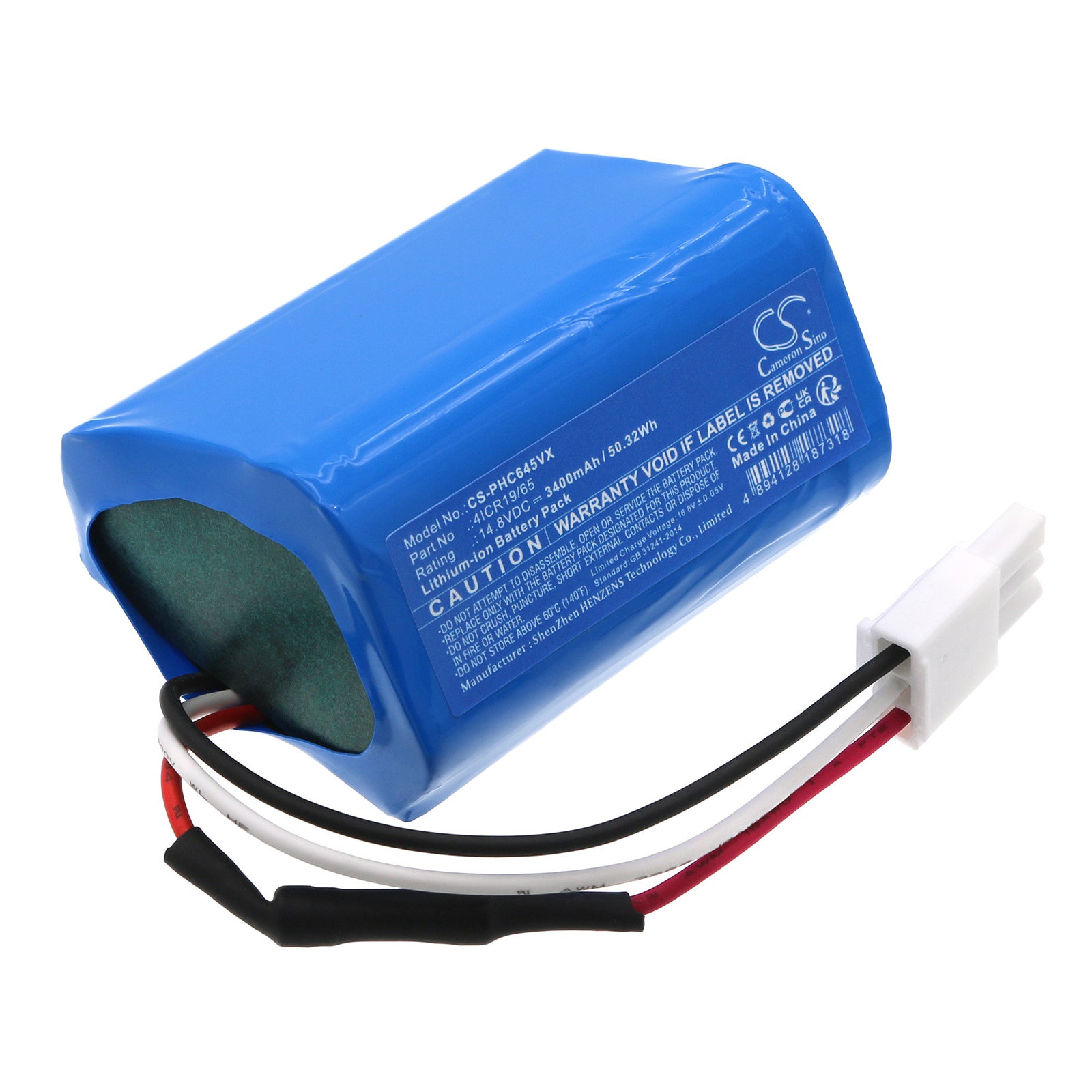 Batteri til støvsuger til Philips PowerPro Aqua FC6400, FC6400/01, FC6401/01 og andre.