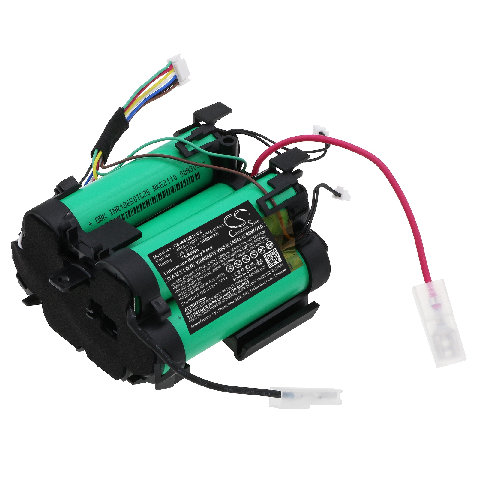 Batteri til støvsuger til AEG QX 9 1 50 IB, QX 9 1 ALRG, QX 9 1 ALRS og andre.