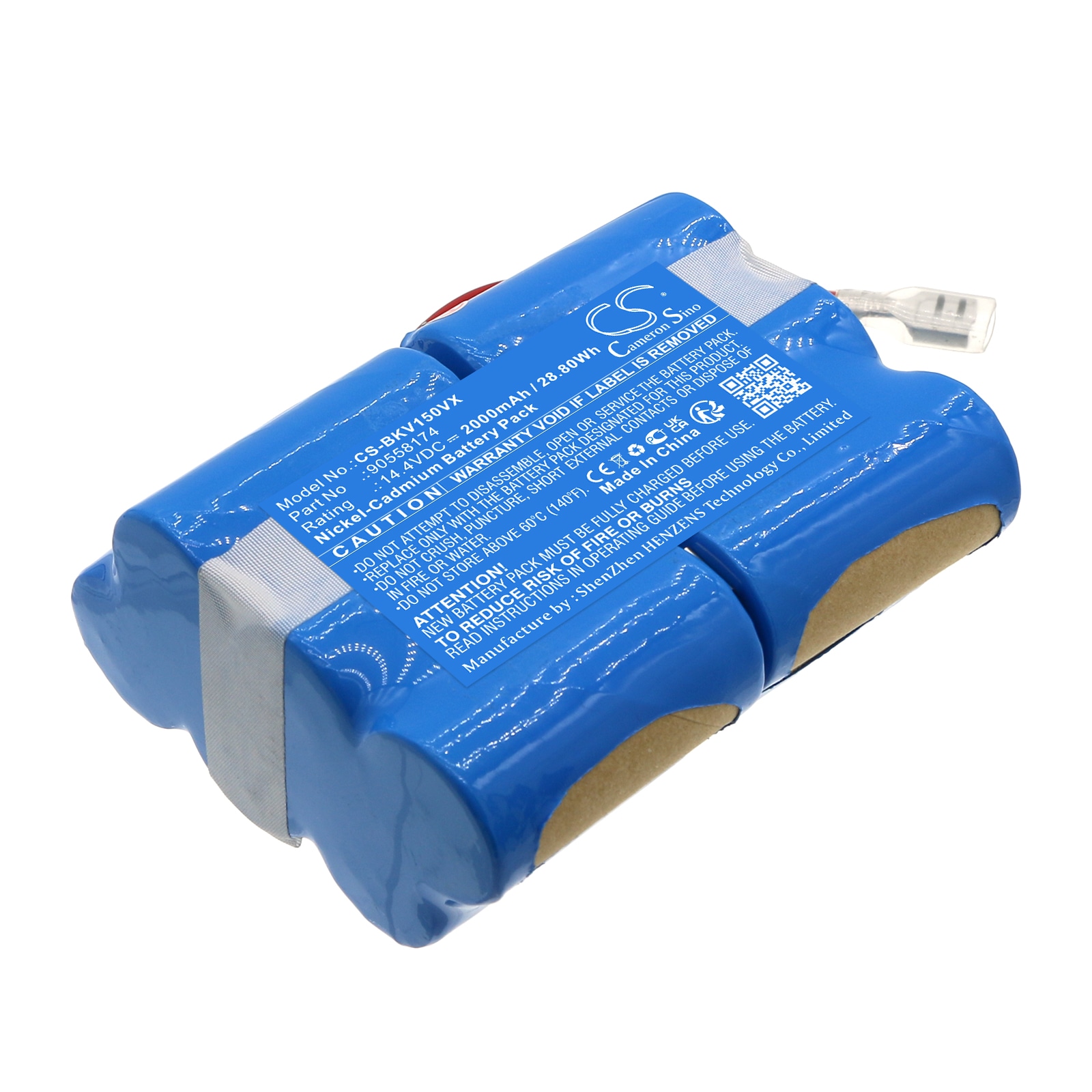 Batteri til støvsuger til Black&Decker 14,4V DustBuster, PV1425N