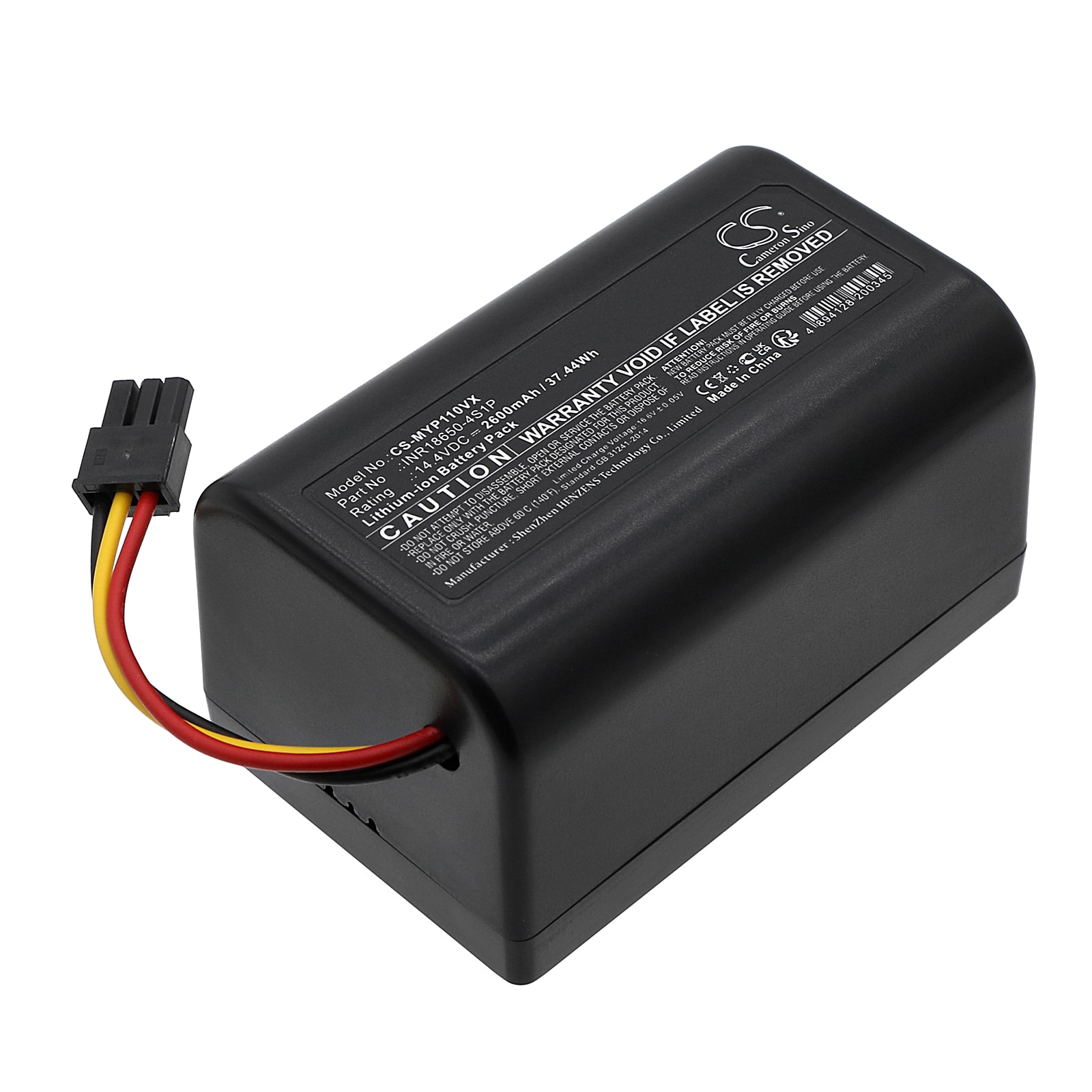 Batteri til vakuum til Moneual P11