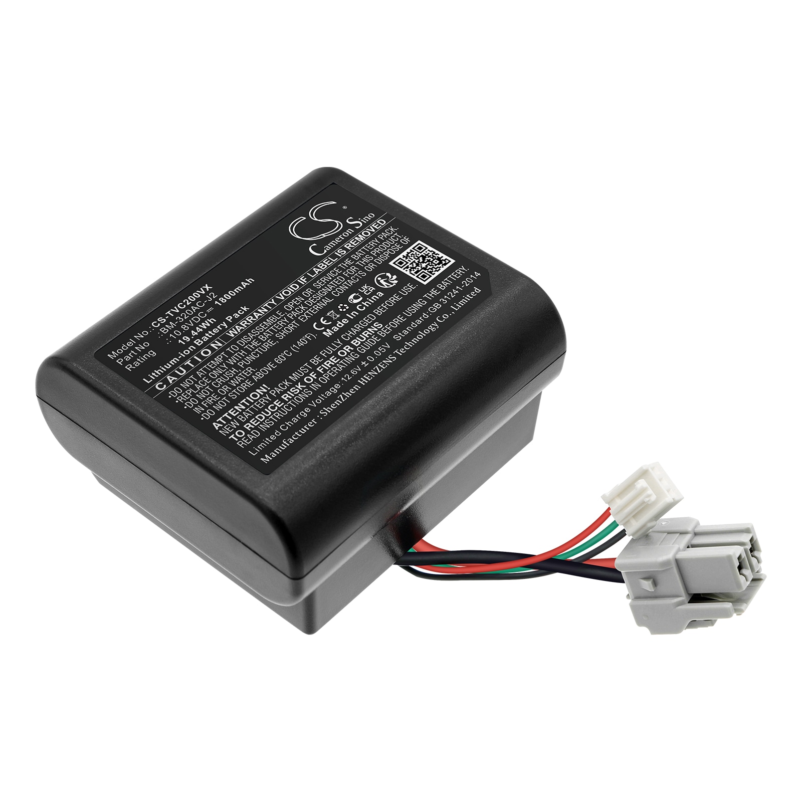 Batteri til støvsuger til Toshiba VC-CLS2, VC-CLS11, VC-CLS1
