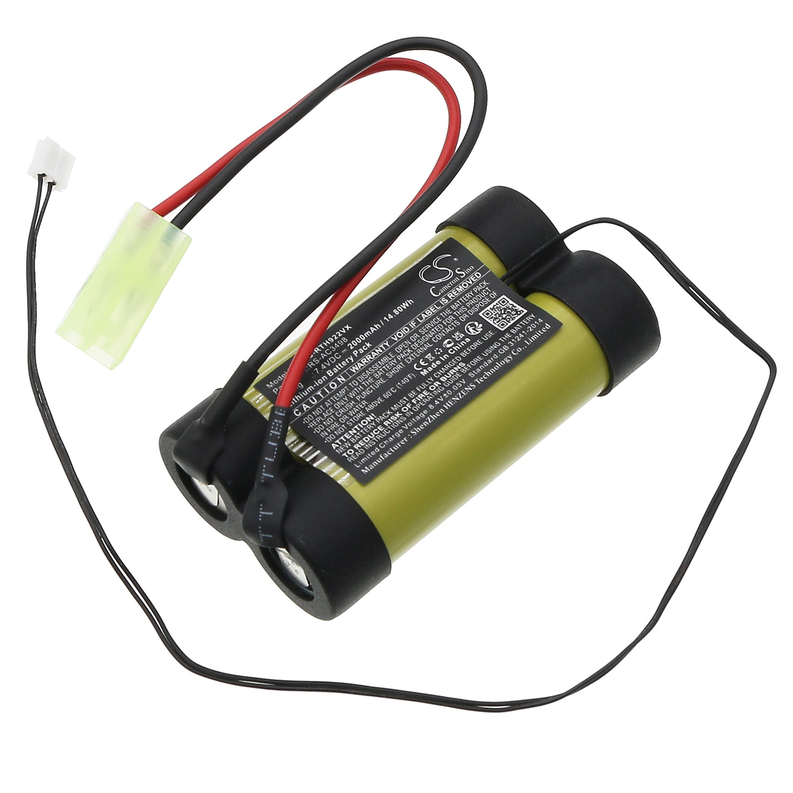 Batteri til støvsuger til Rowenta AC922701/9A0, AC922701/9A1, AC92274A/9A0 og andre.
