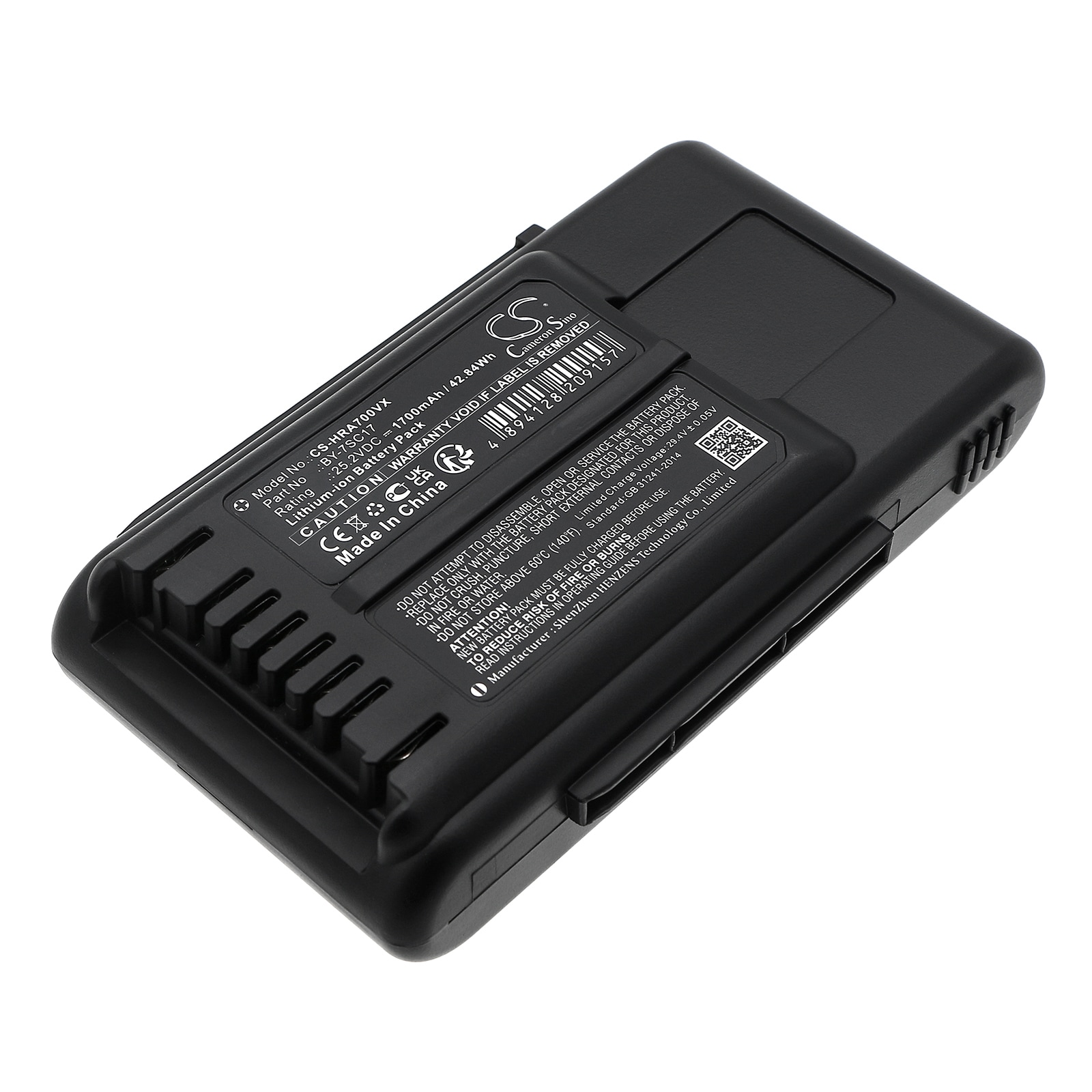 Batteri til støvsuger til Sharp EC-SR8-B, EC-SR9-B, EC-HR7-T osv.