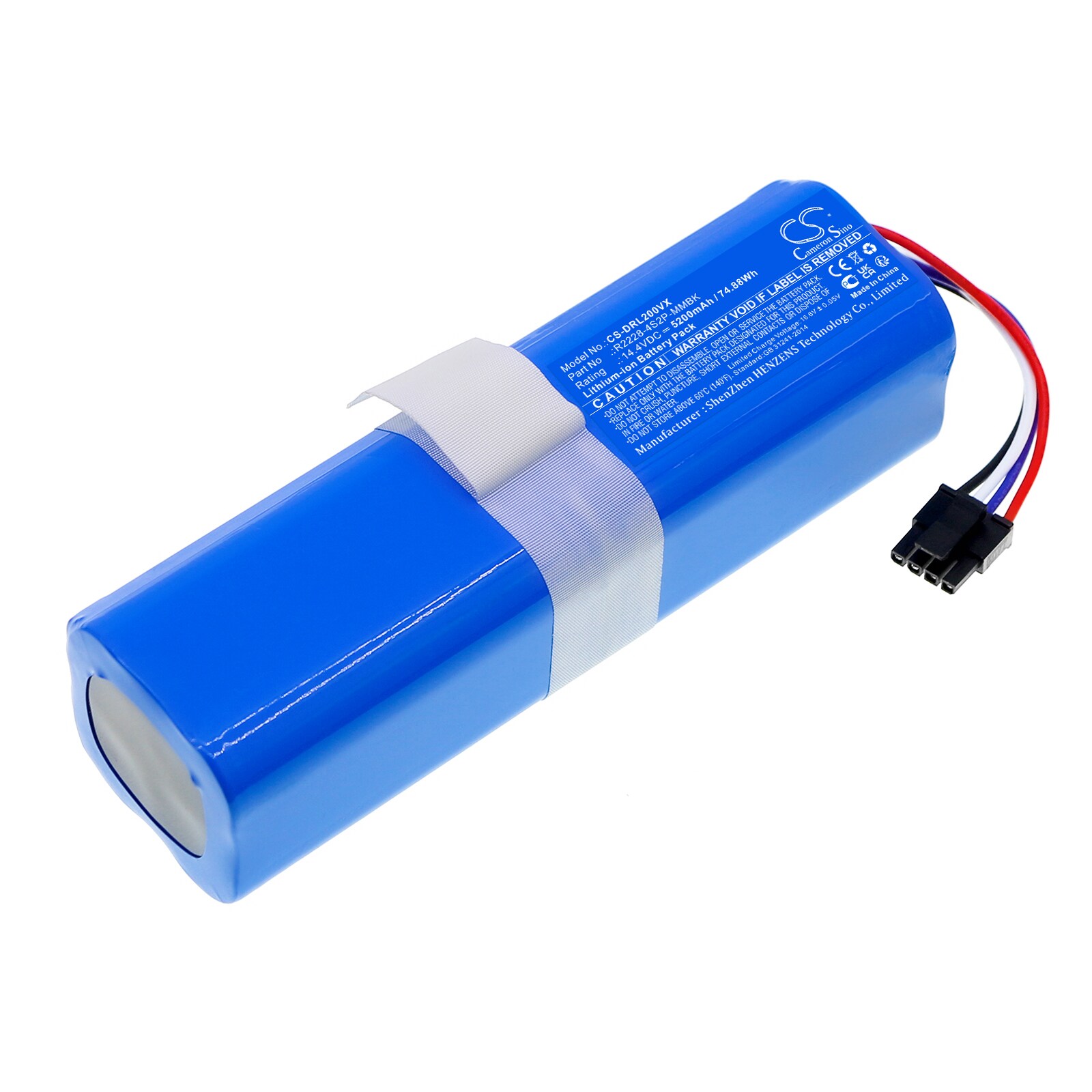 Batteri til støvsuger til Dreame Bot L20 Ultra, Bot X30 Ultra, L20 Ultra osv.