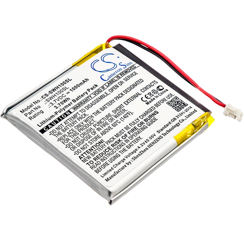 Batteri til trådløst headset til WH-1000xM3, WH-CH710N/B, WH-XB900 og andre