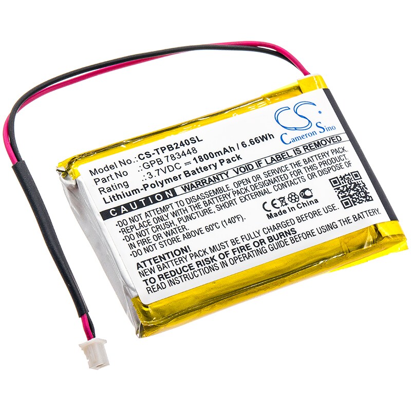 Batteri til trådløst headset til Telex-sender PB24ND-TX, PB24ND-TX, PB24N