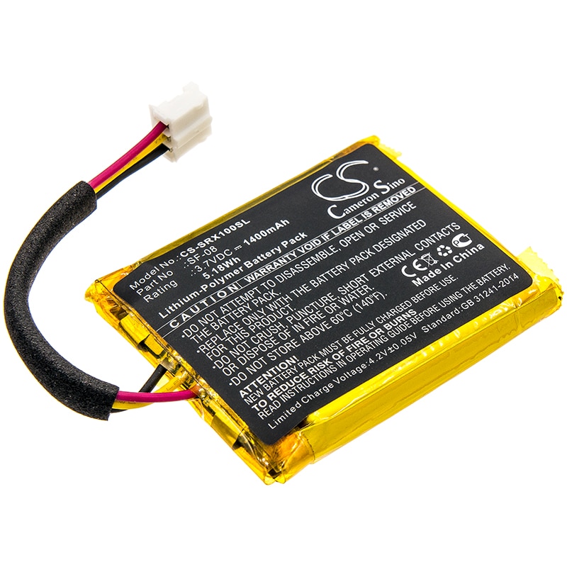 Batteri til trådløst headset til SRS-XB10, SRS-XB12, WH-L600