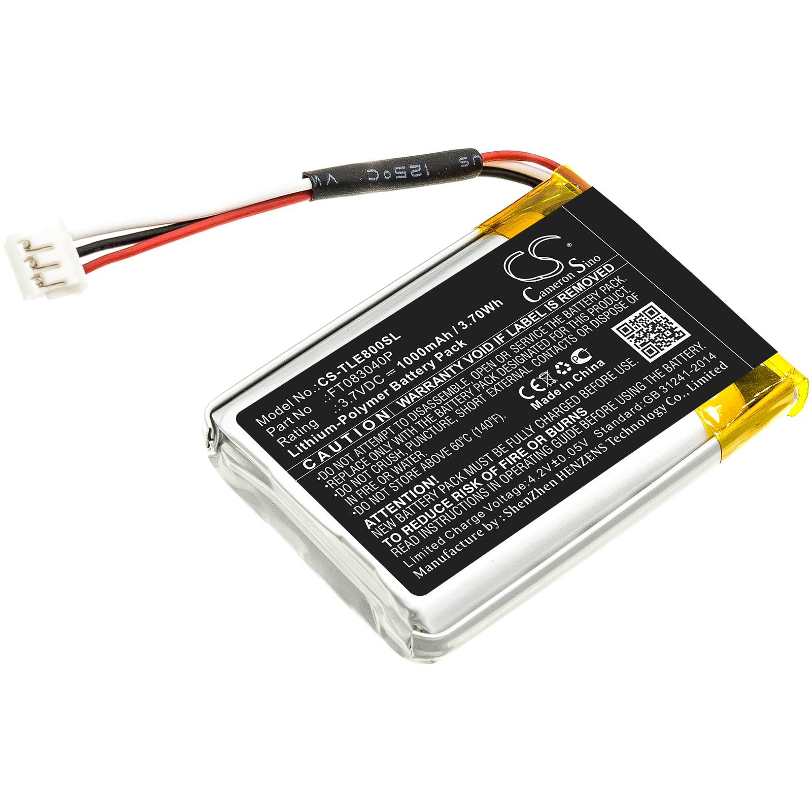 Batteri til trådløst headset til Turtle Beach Elite 800, Elite 800x, Elite 800P