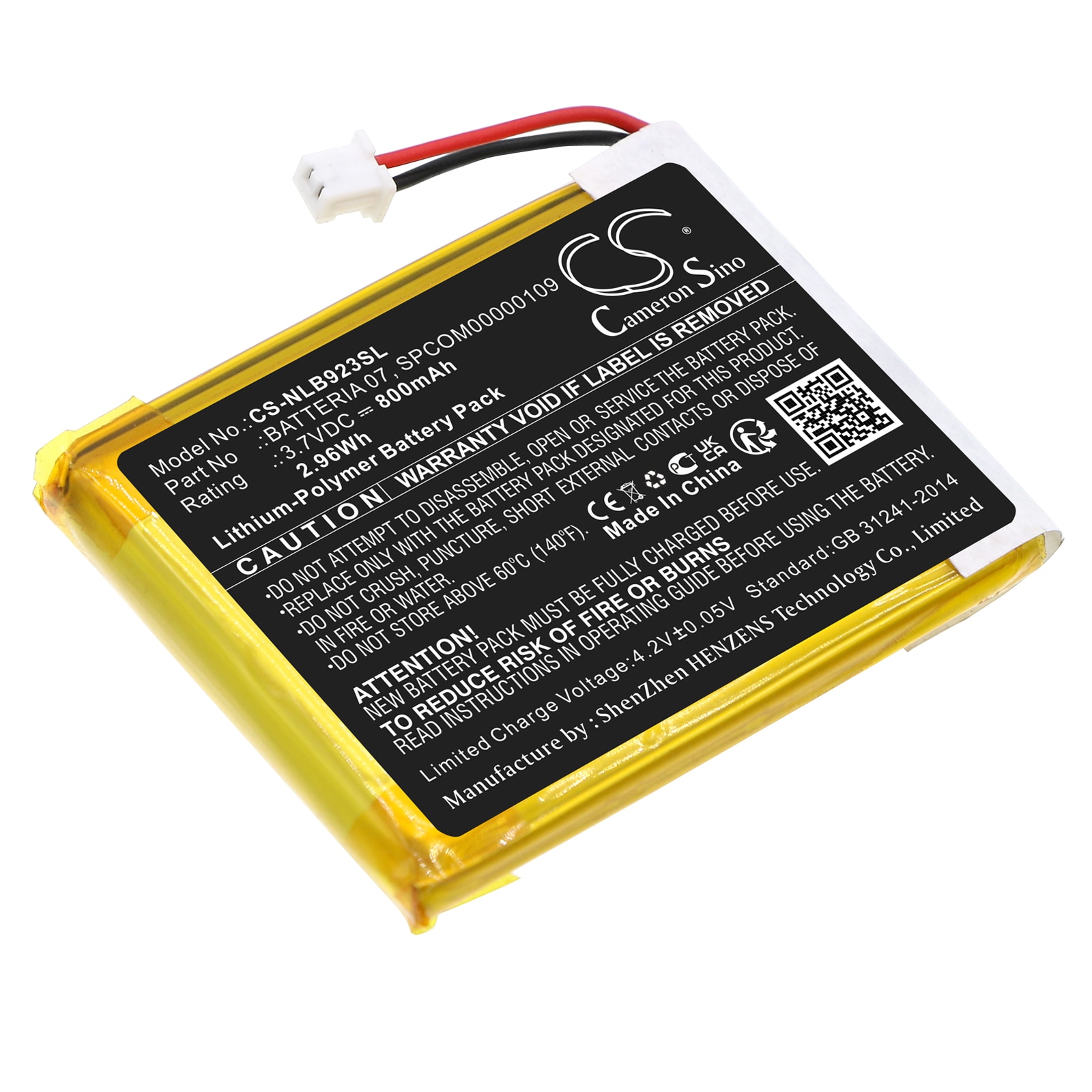 Batteri til trådløst headset til Nolan N-COM B902 L (2023), N-COM B902 R (2023)