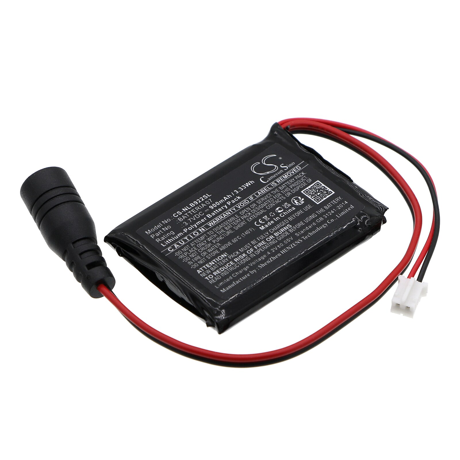 Batteri til trådløst headset til Nolan N-COM B902 L, N-COM B902 R