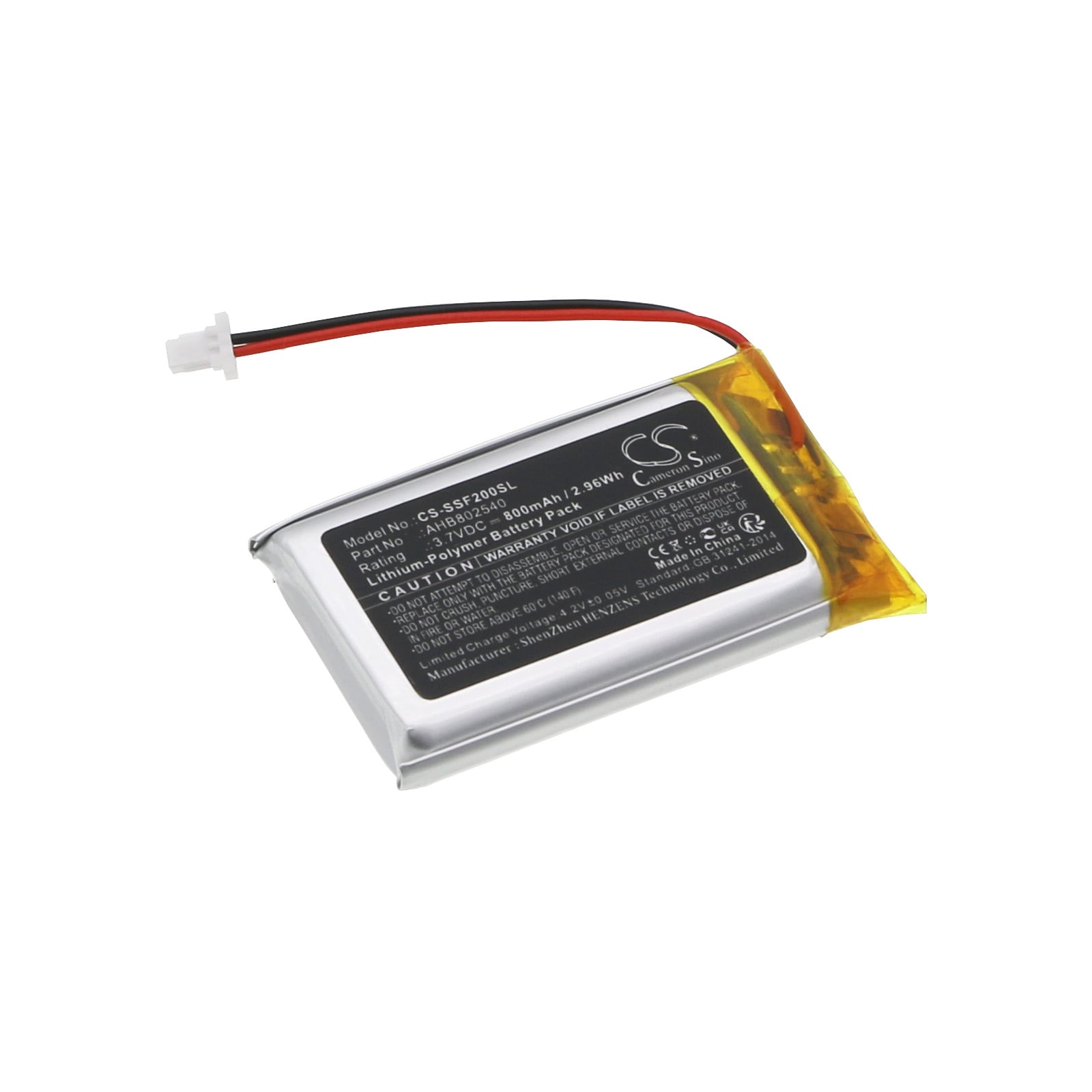 Batteri til Sena SF2, SF4 trådløst headset