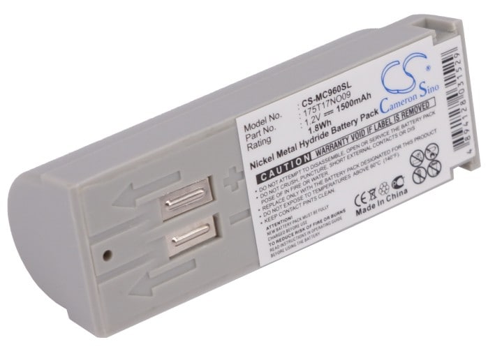 Batteri til trådløst headset til 3M C960 Headset, C860 Beltpack, C1025 Transceiver