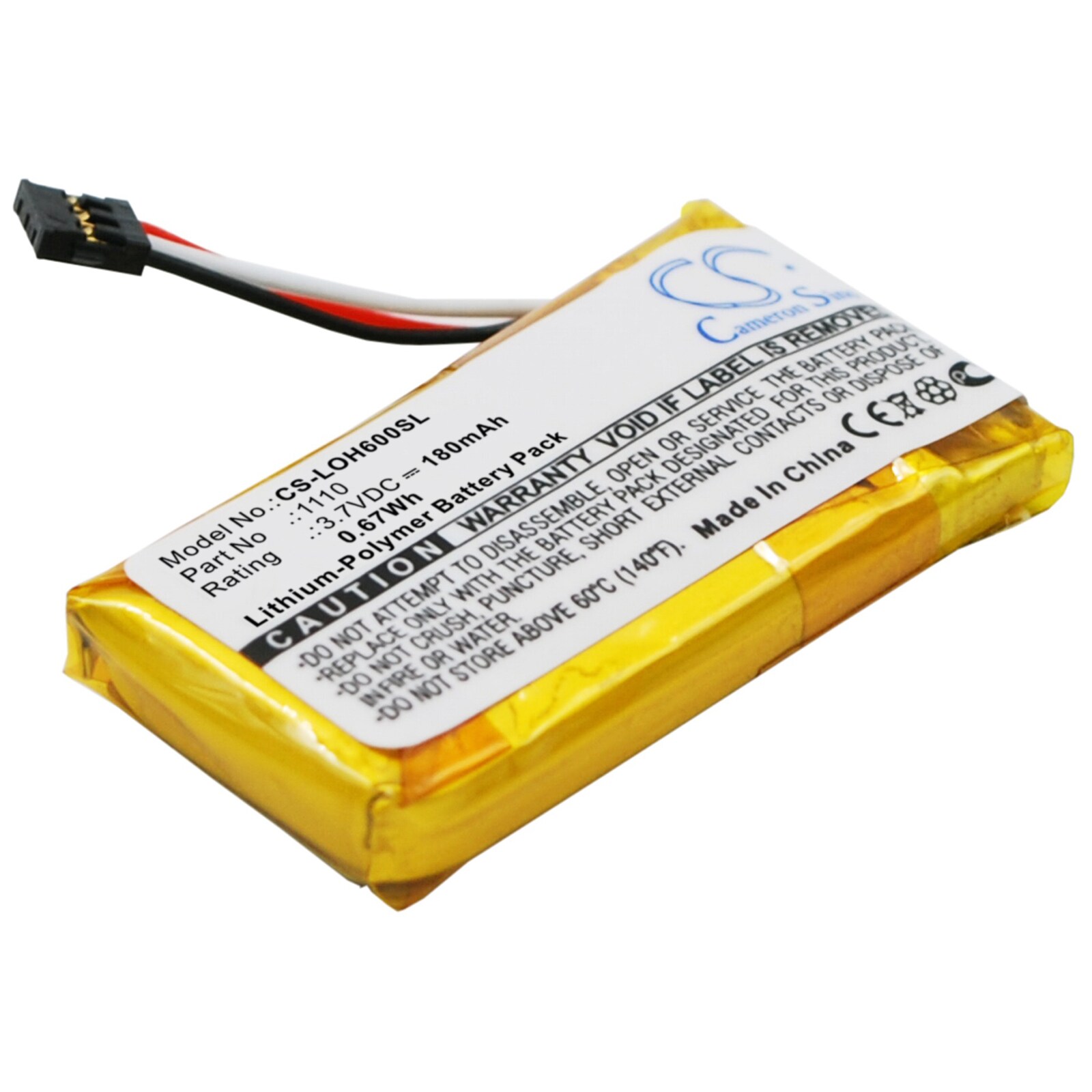 Batteri til trådløst headset til Logitech H600 981-000341